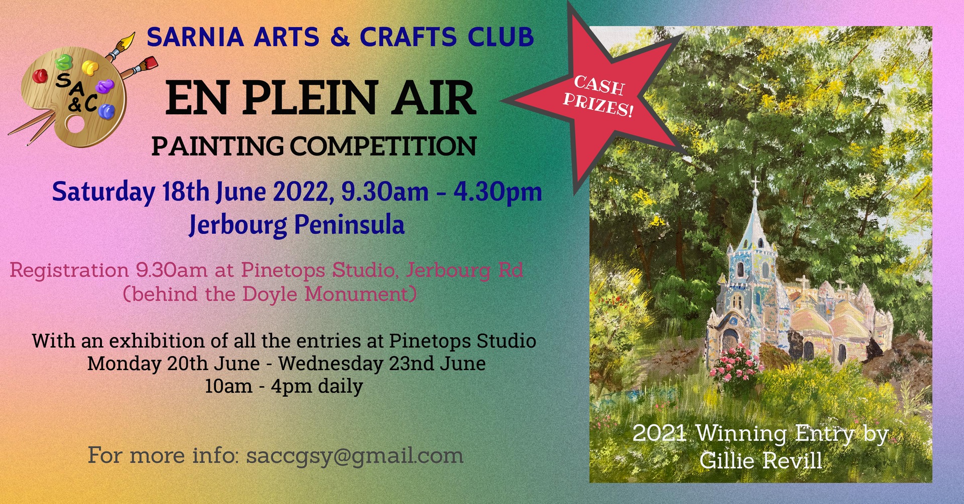 Sarina Arts & Crafts presents En Plein Air Painting Competition