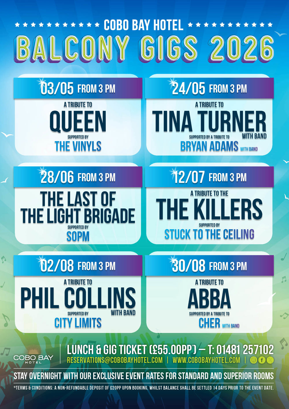 Poster for Cobo Balcony Gigs 2026