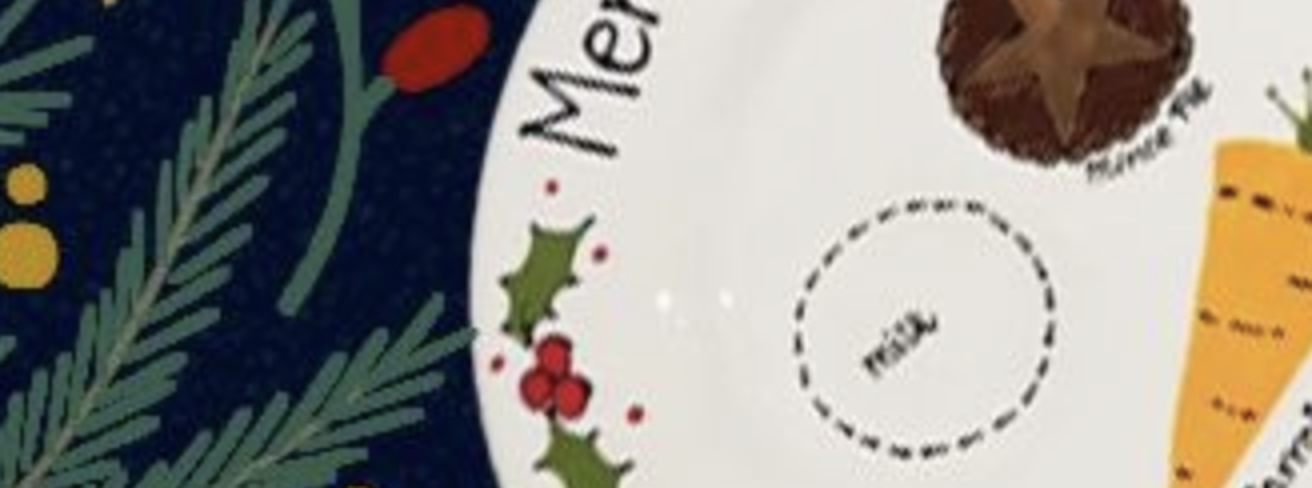 Handpaint a Personalised Santa Plate - Handmade Christmas