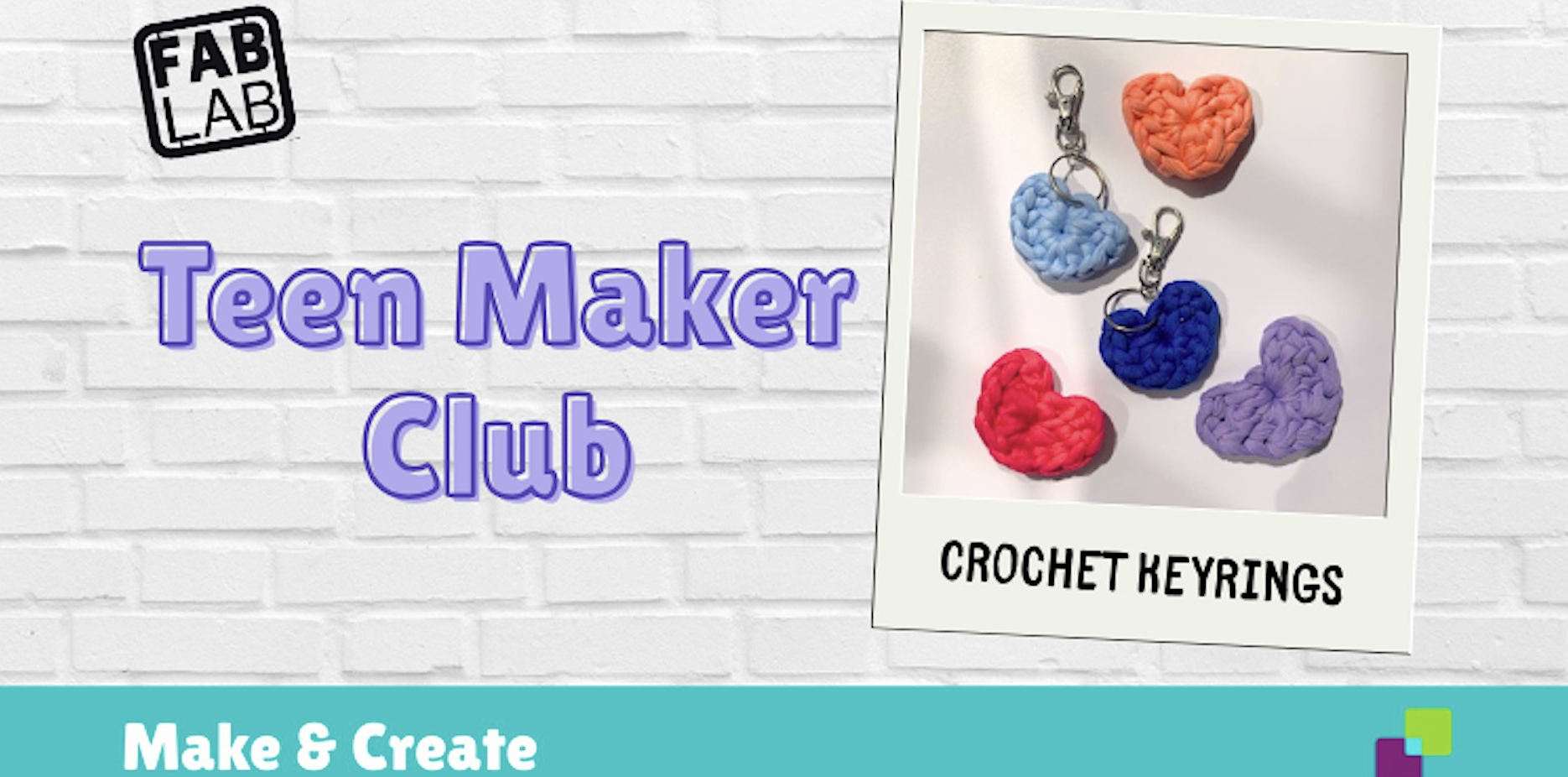 Teen Maker Club: Crochet keyring