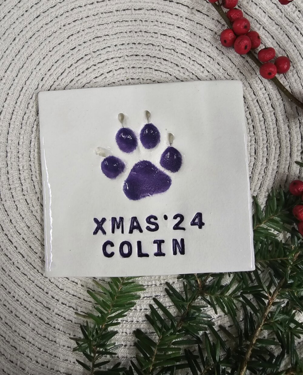 Poster for Ceramic Paw Print Keepsake Workshop