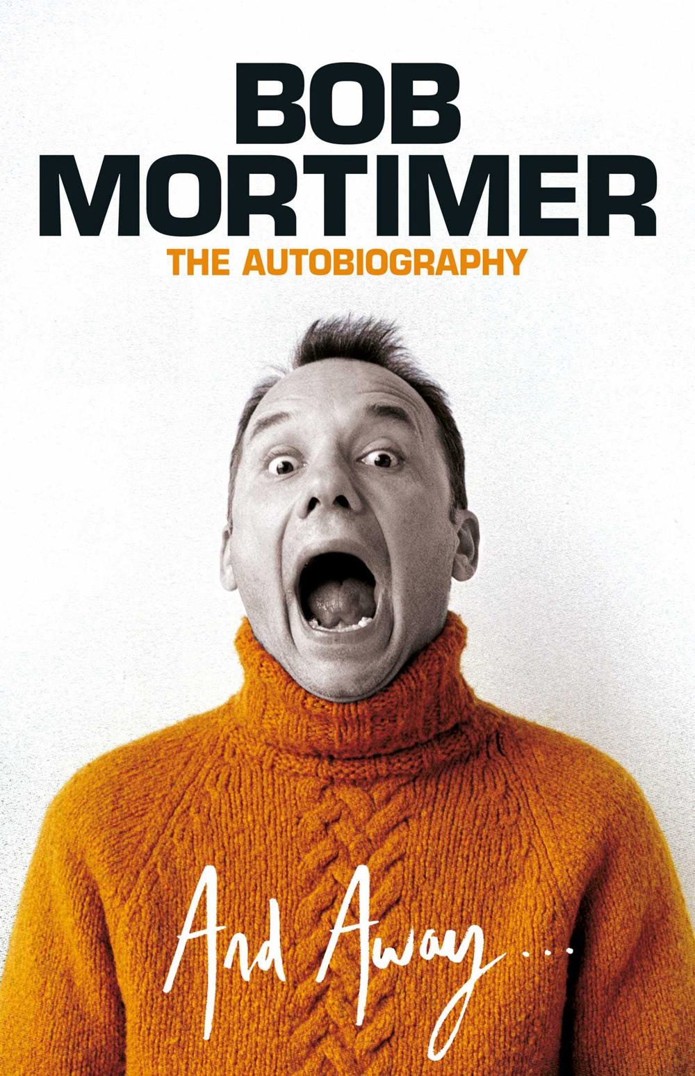 Poster for October Reading Group: And Away by Bob Mortimer