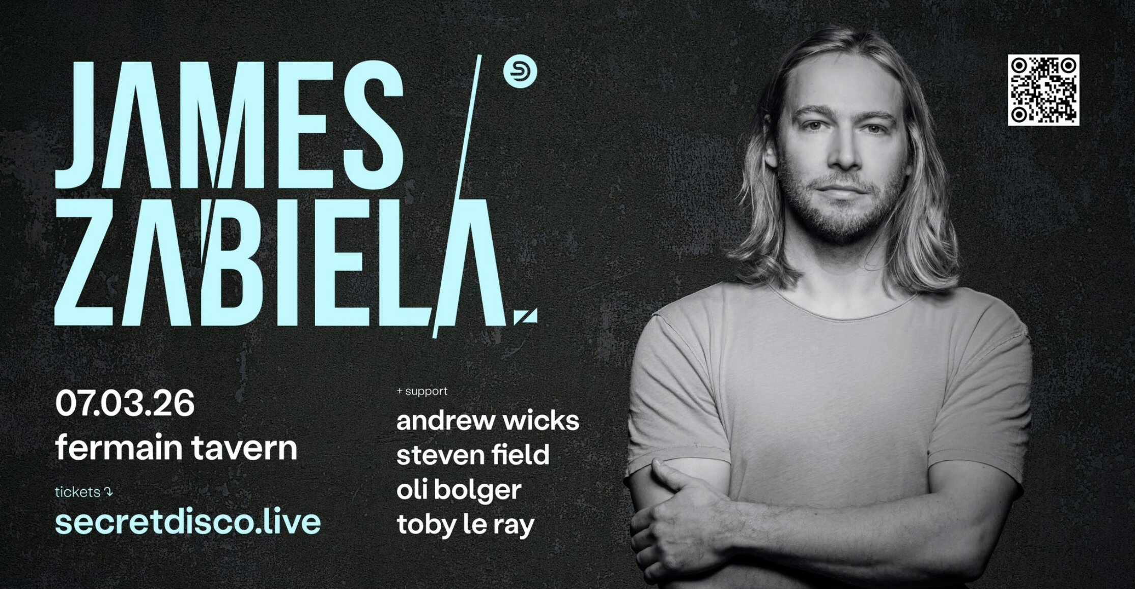 Secret Disco PRESENTS James Zabelia