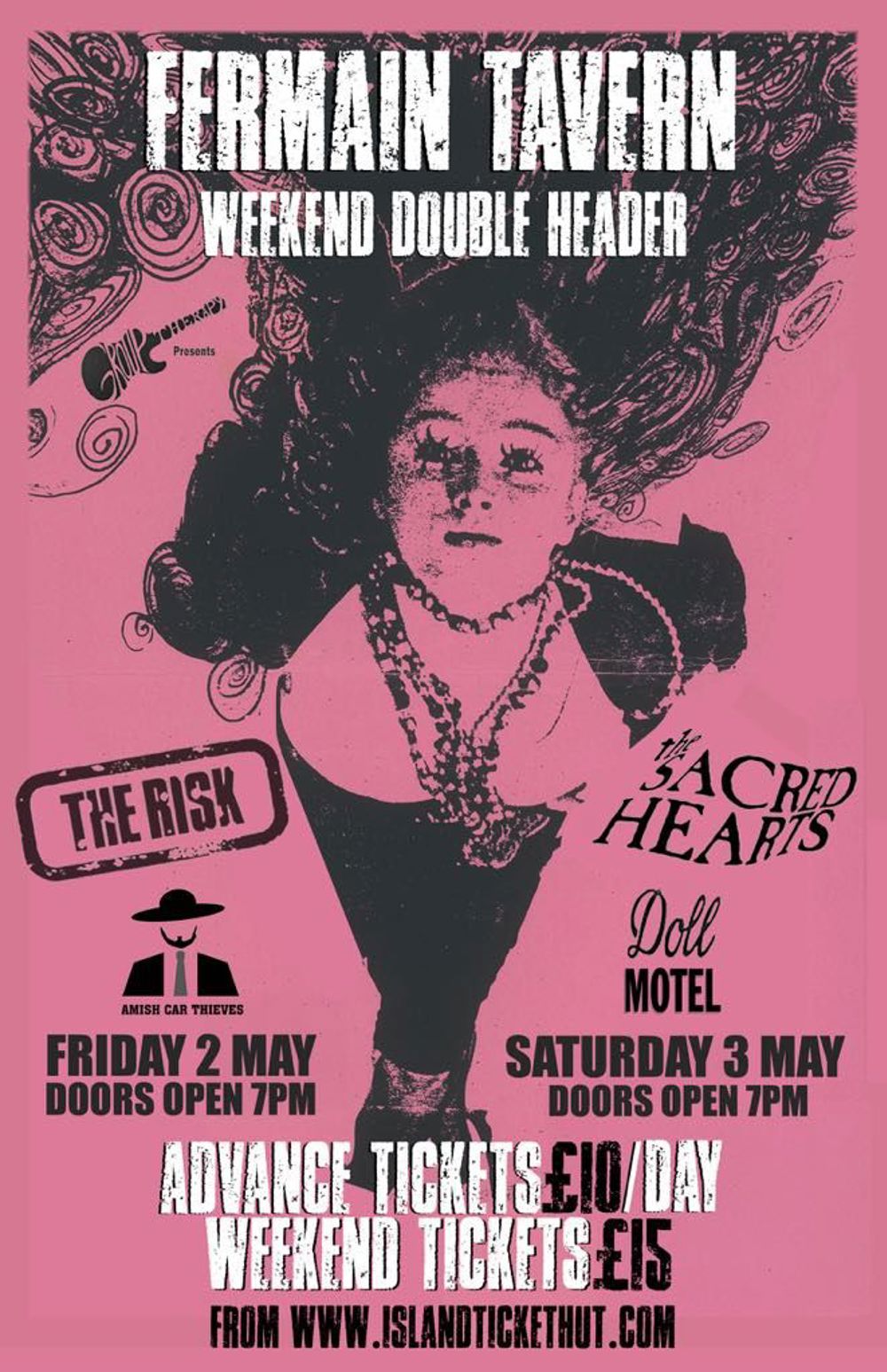 Poster for WEEKEND DOUBLE HEADER at The Tav