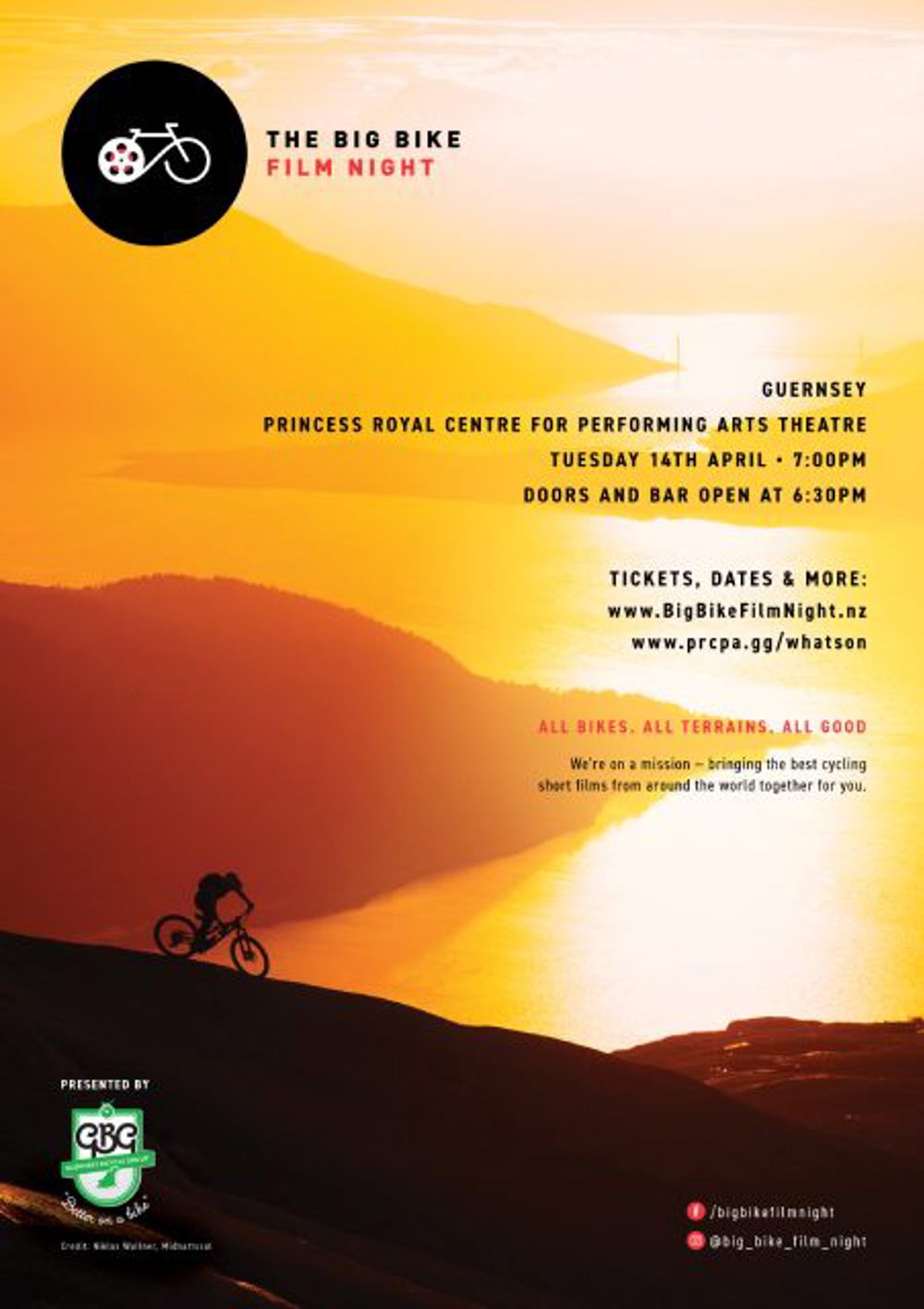 Poster for THE BIG BIKE FILM NIGHT