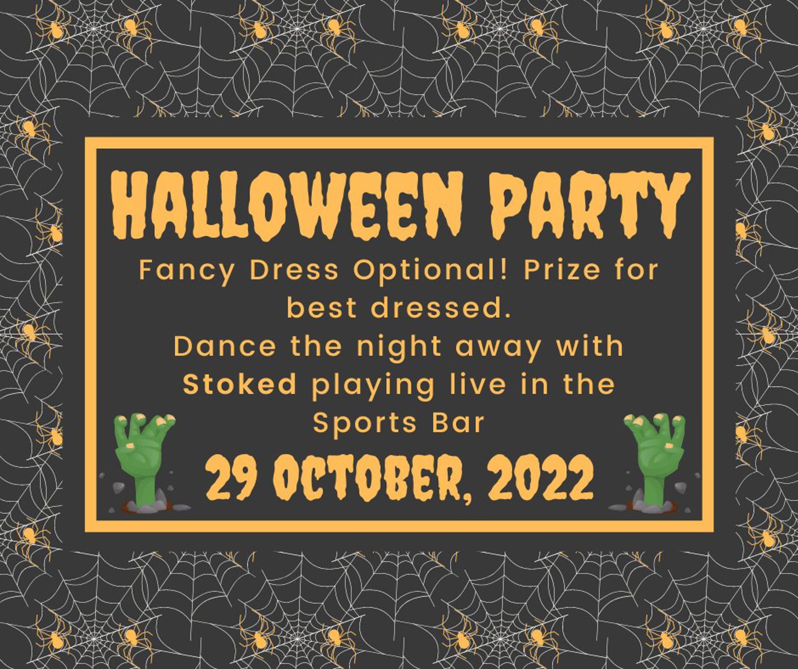 Halloween Party KGV with Stoked
