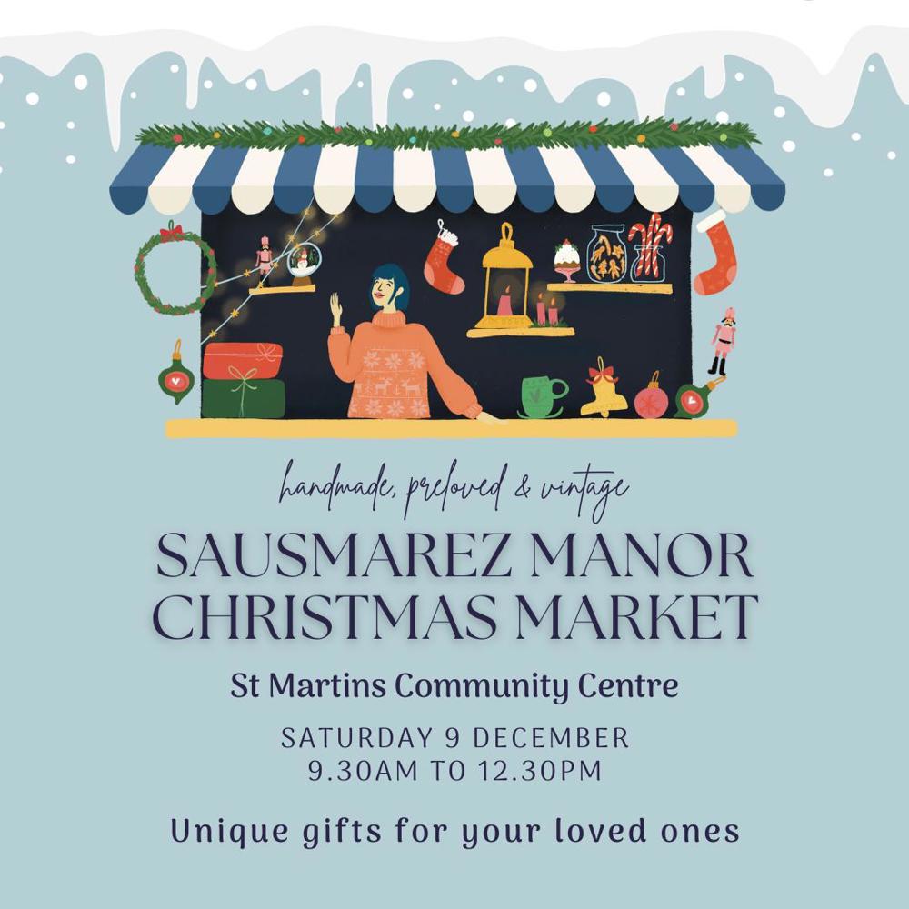Poster for Sausmarez Manor Christmas Market