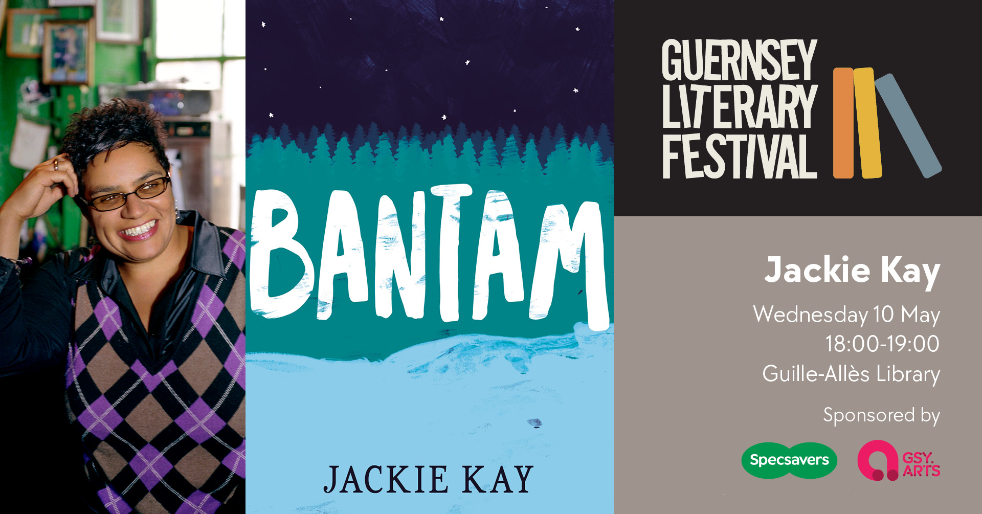 Jackie Kay: Poetry Reading ‐ Guernsey Literary Festival