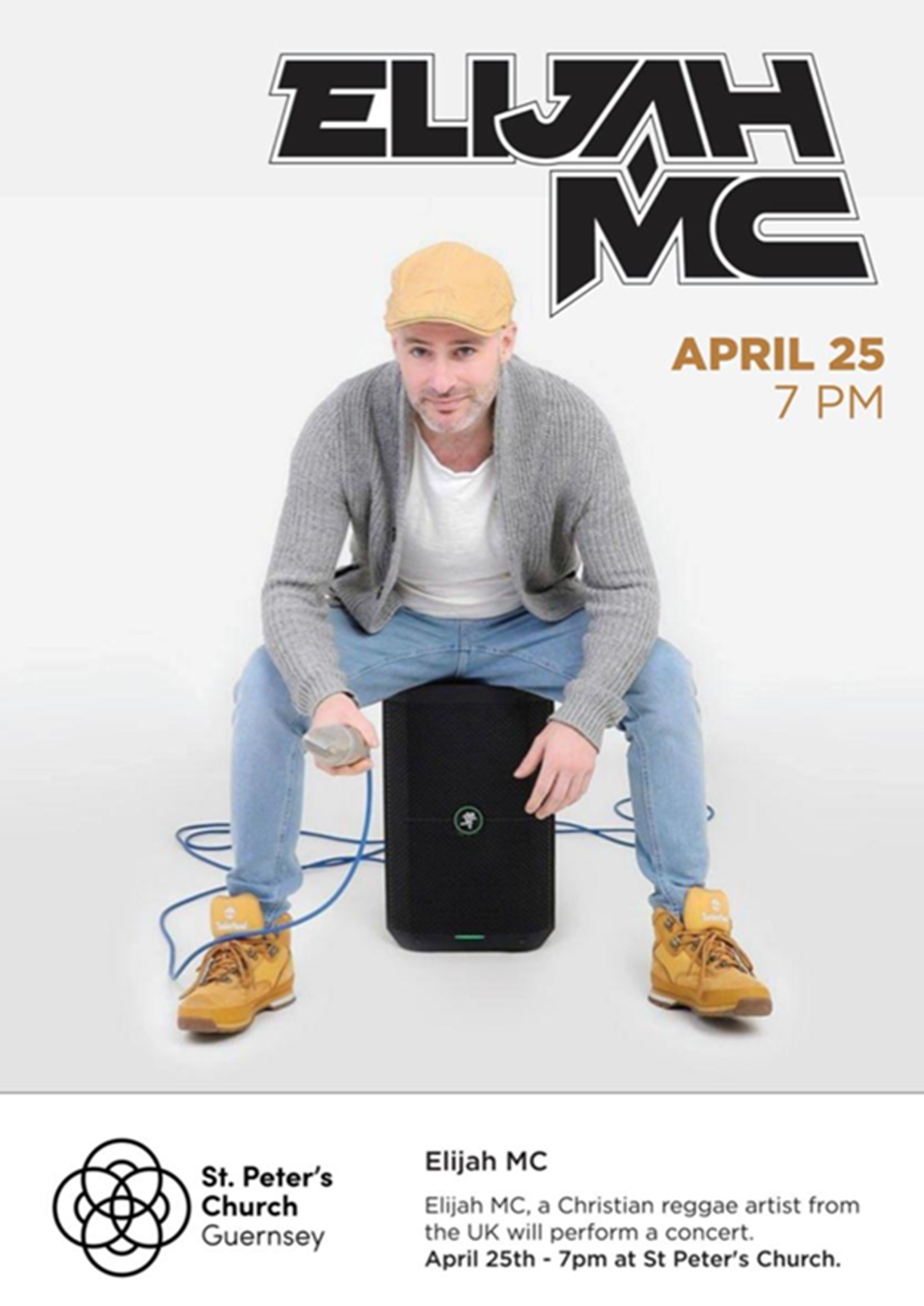Poster for Elijah MC at St Peter's Church