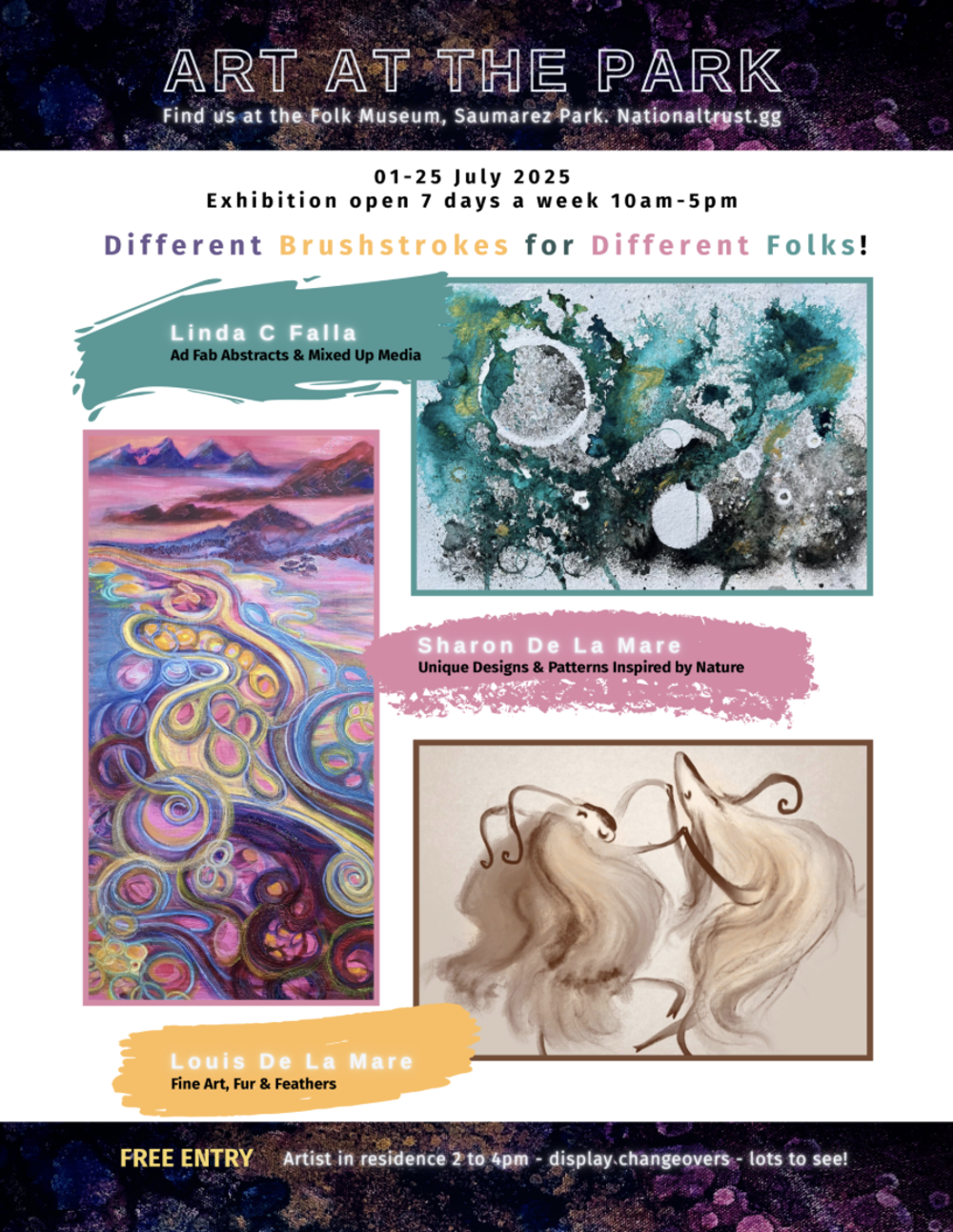 Poster for Different Brushstrokes for Different Folks