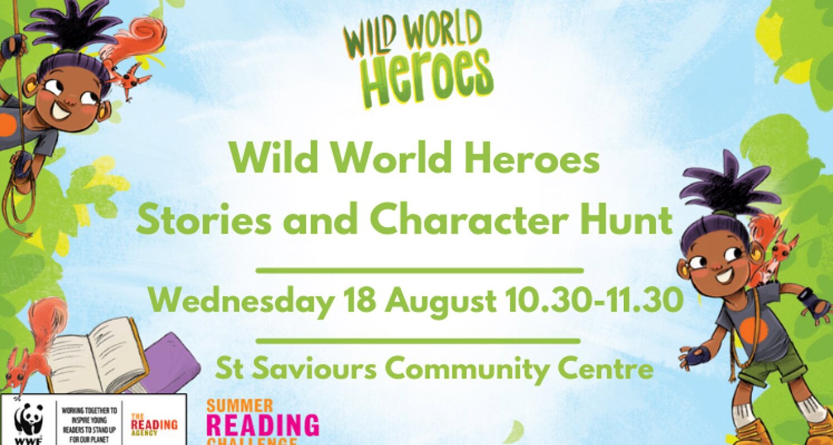 Wild World Heroes Stories and Character Hunt