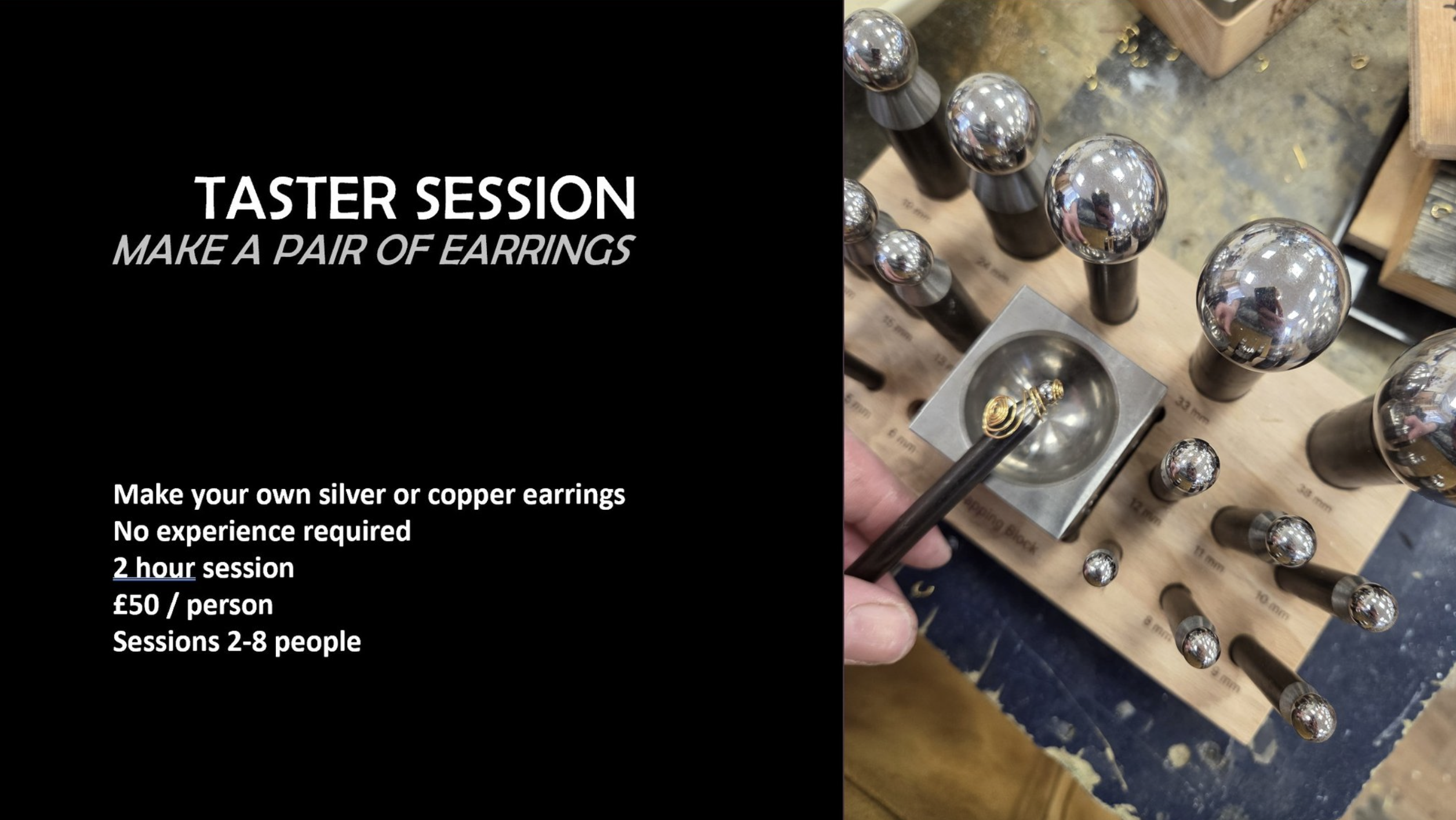 Make a pair of earrings! Taster session