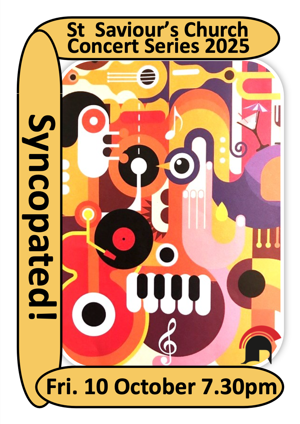 Poster for Alan West and "Syncopated!"