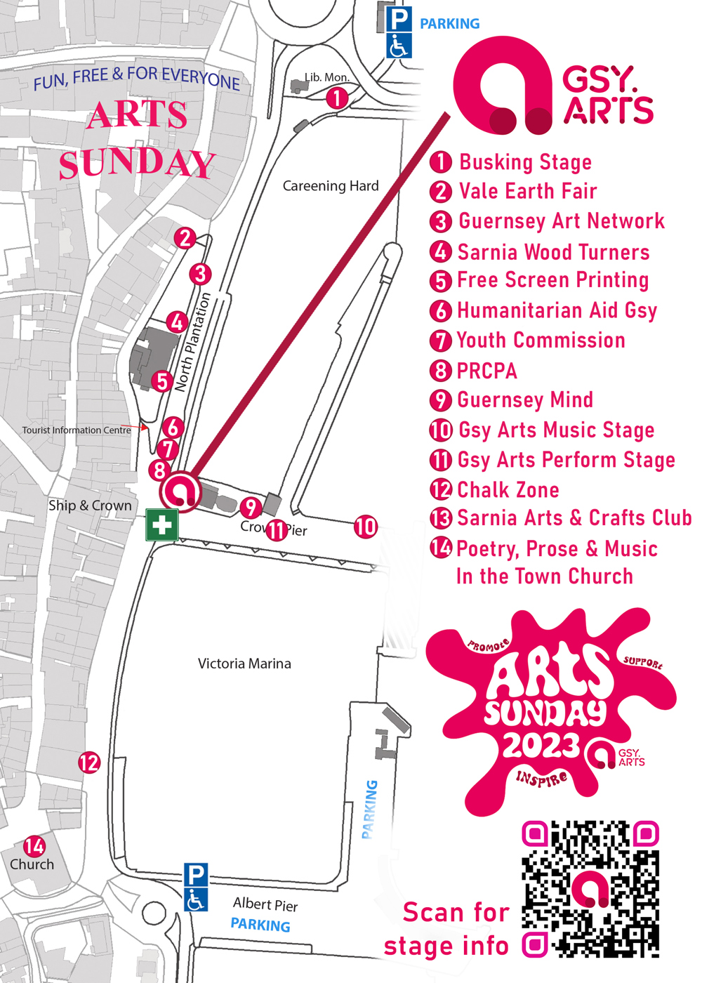 Poster for Arts Sunday 2023