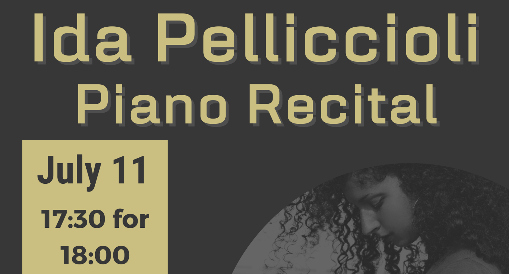 Ida Pelliccioli Piano Recital