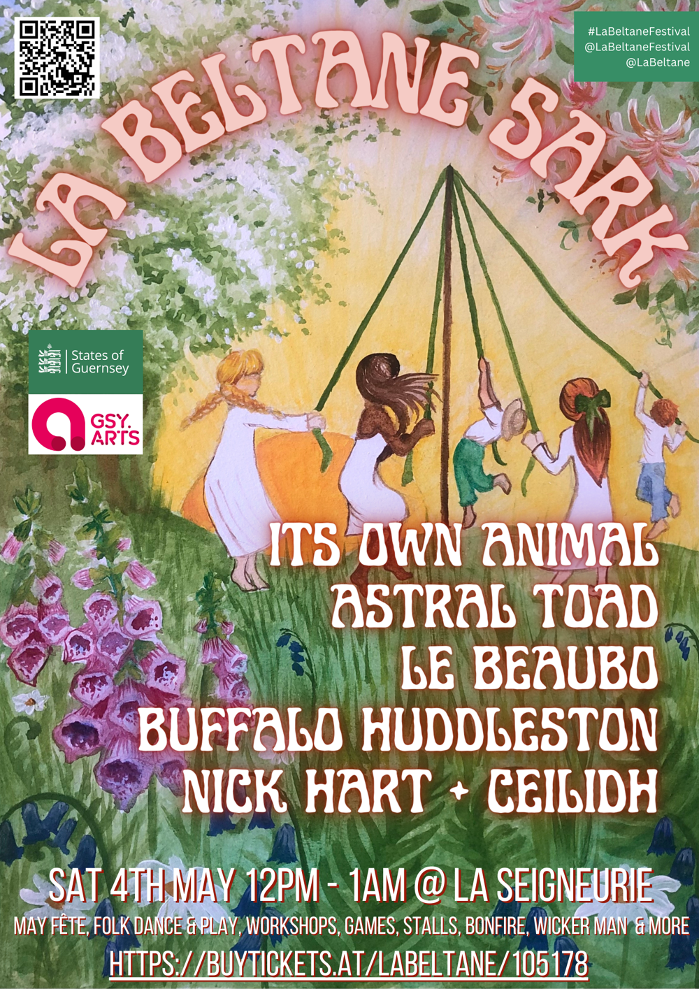 Poster for La Beltane Festival 2024