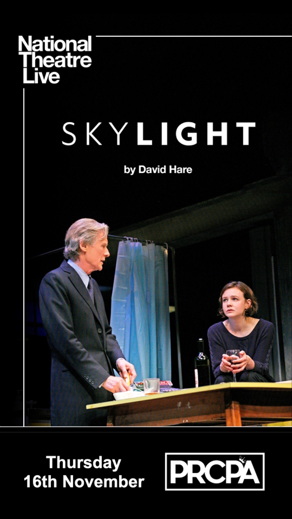 Poster for National Theatre Live presents - Skylight