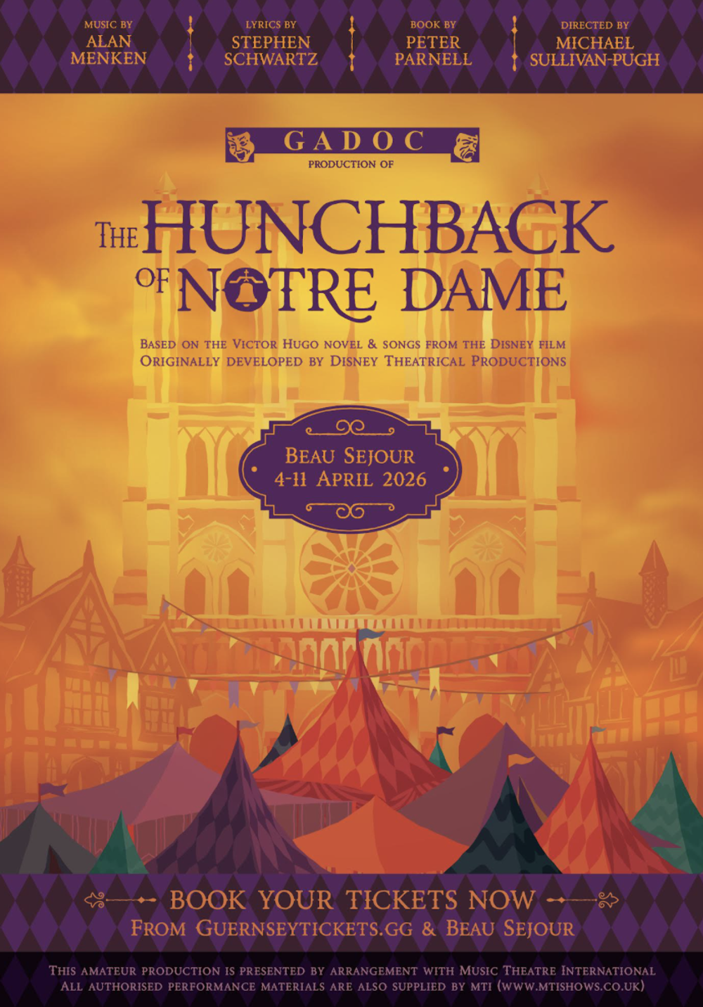 Poster for GADOC presents: The Hunchback of Notre Dame