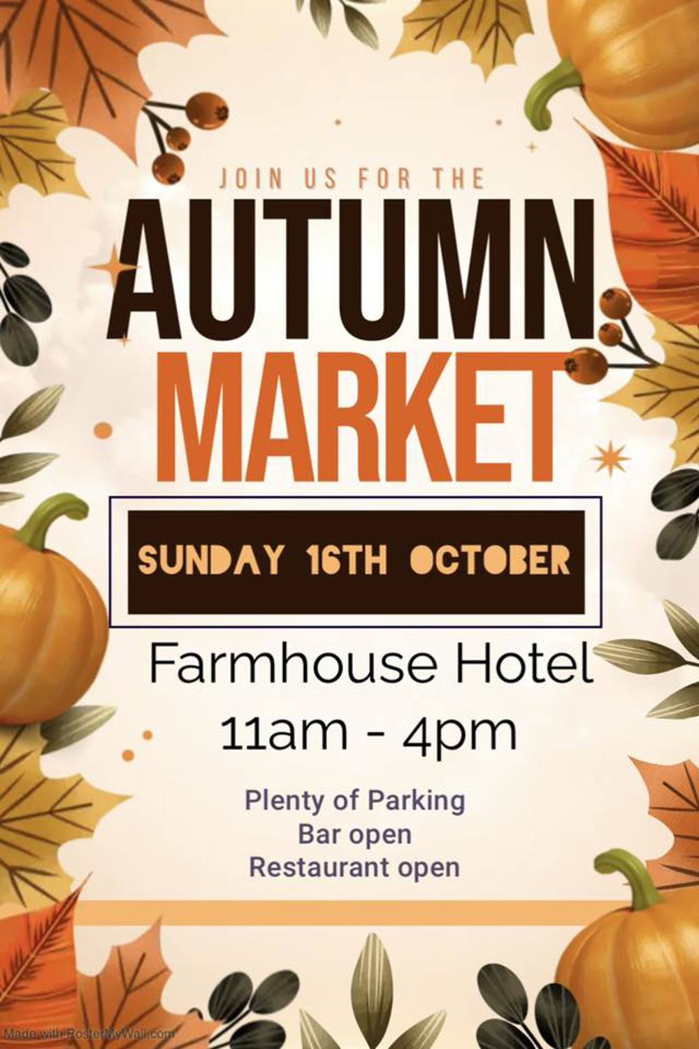 Poster for Autumn Market