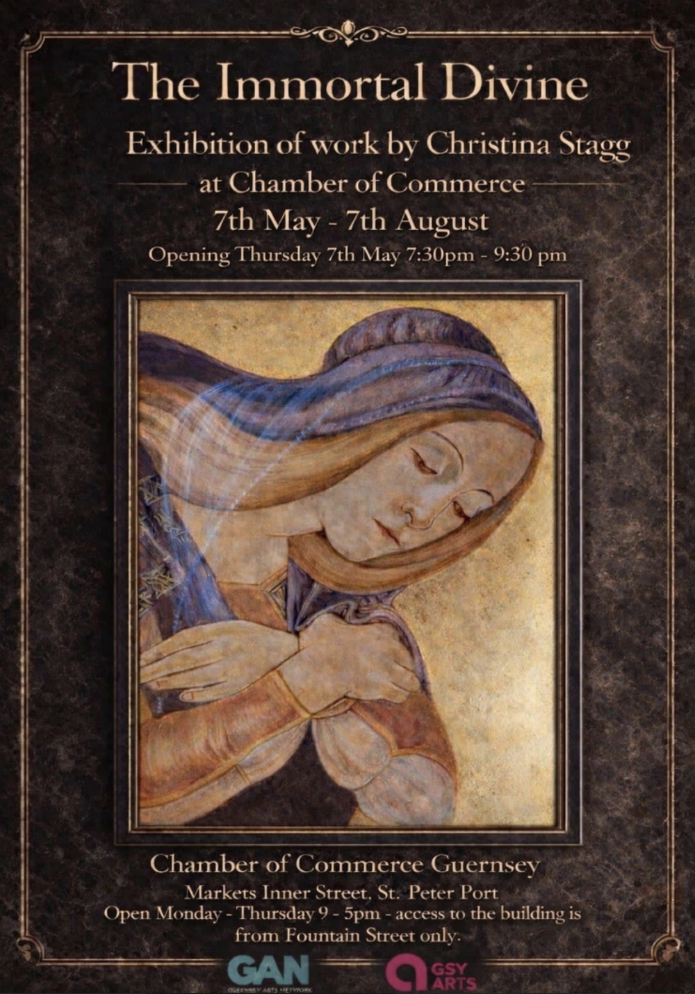 Poster for Immortal Divine: A Collection of paintings by Christina Stagg