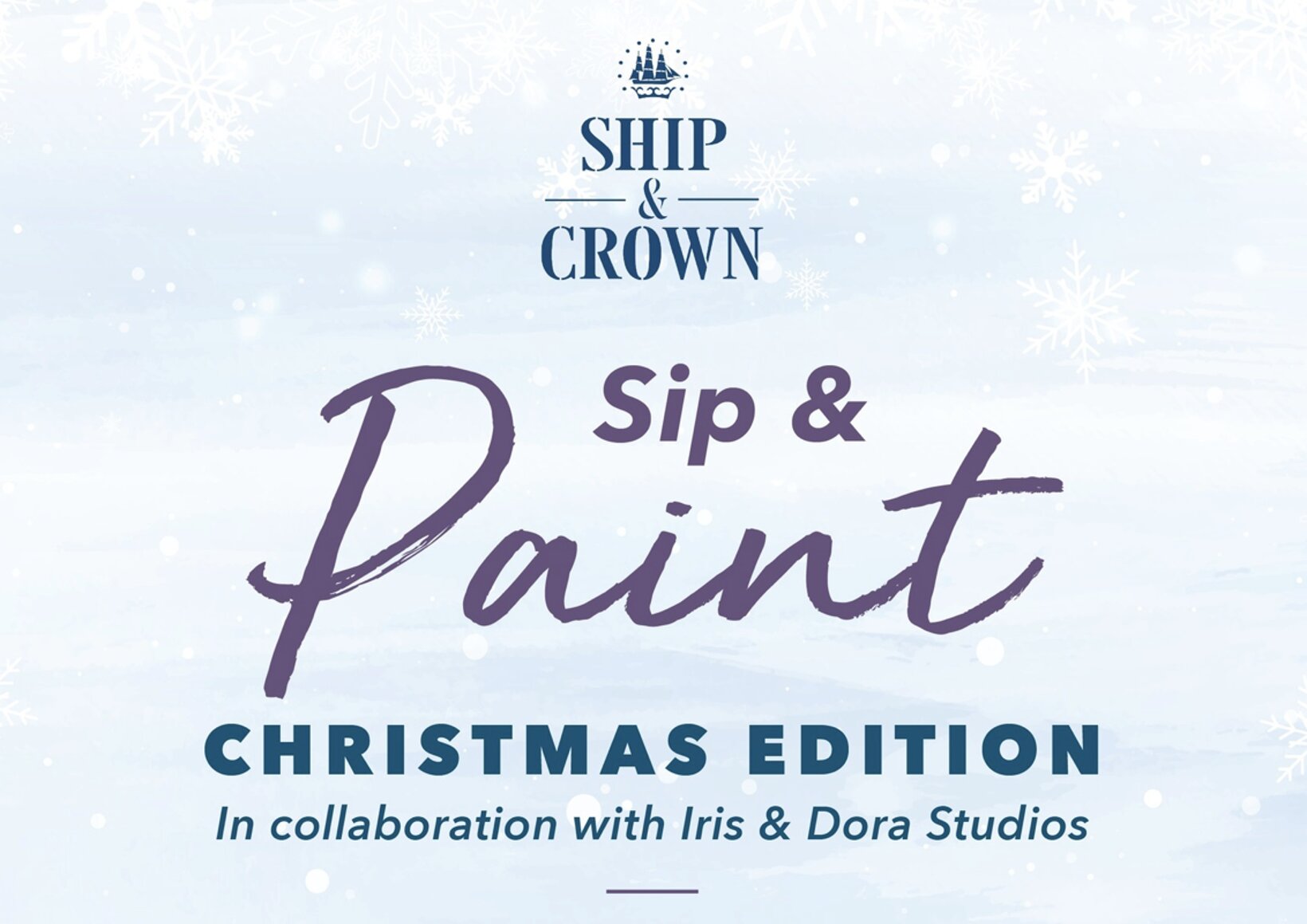 Sip and Paint Night at the Ship & Crown!