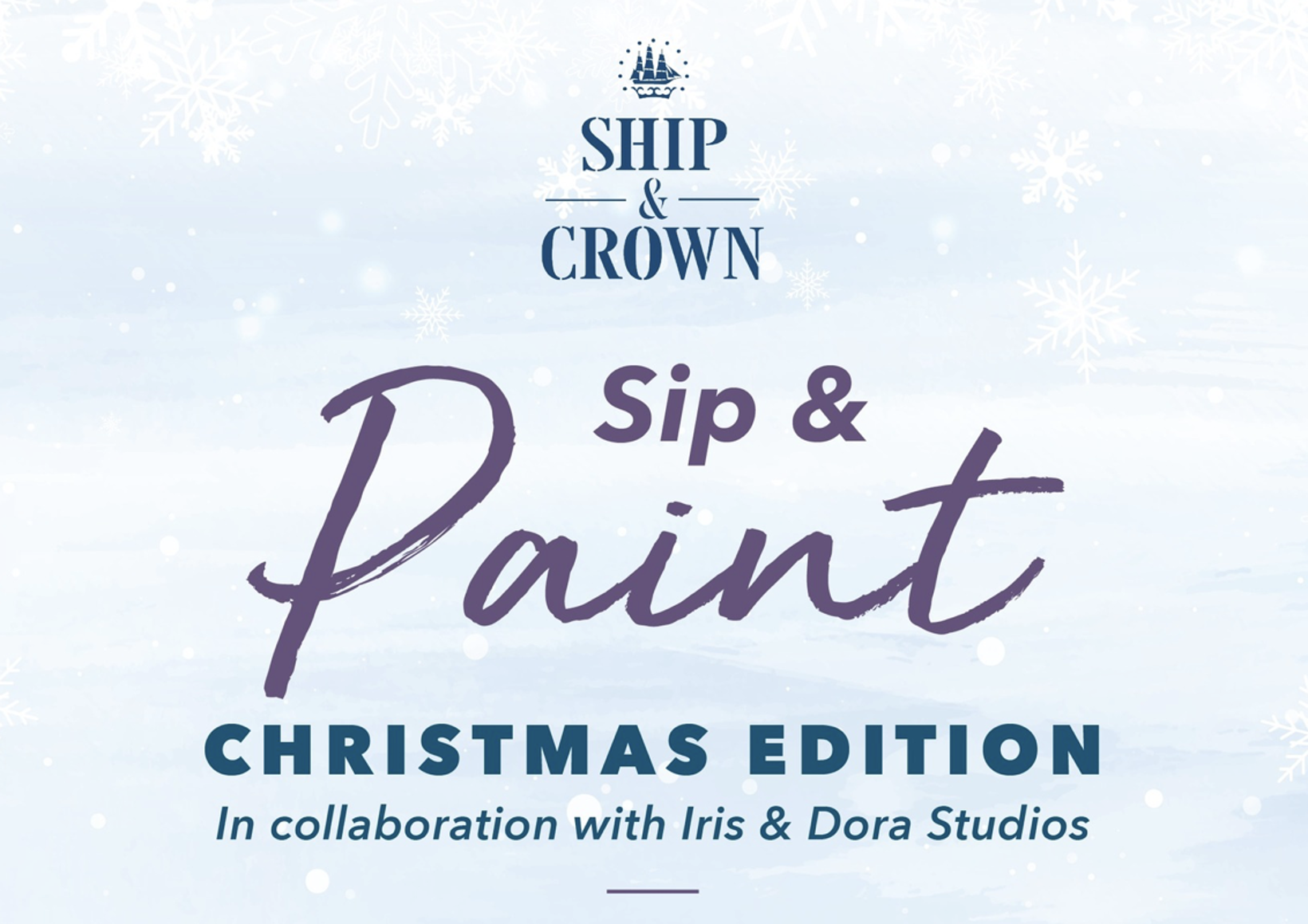 Sip and Paint Night at the Ship & Crown!