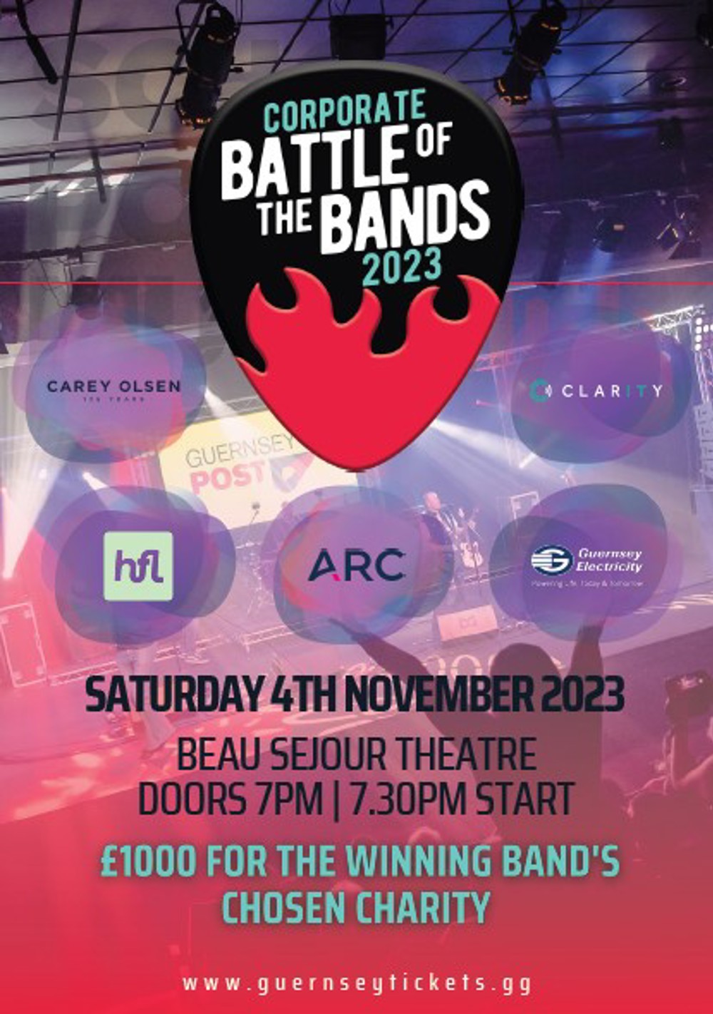 Poster for SOPM Corporate Battle of the Bands 2023
