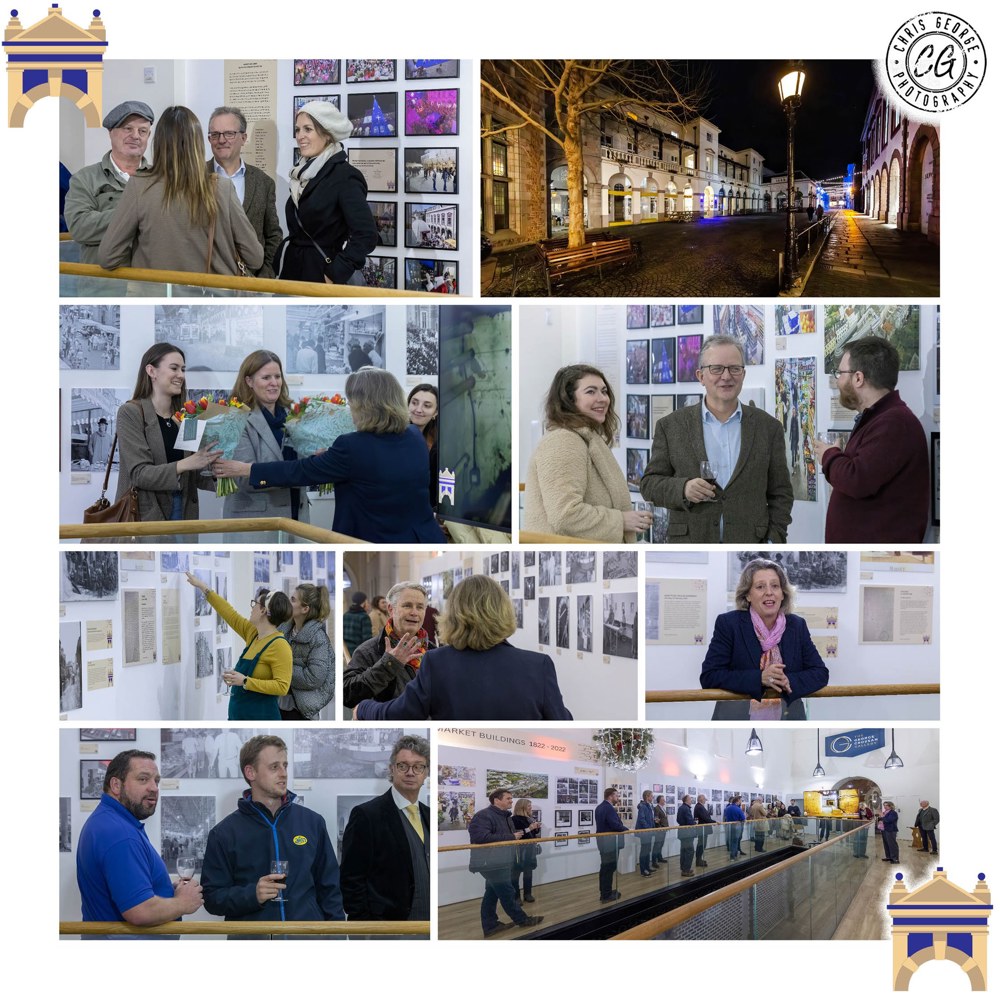 Poster for The Market Buildings' 200th Anniversary Exhibition