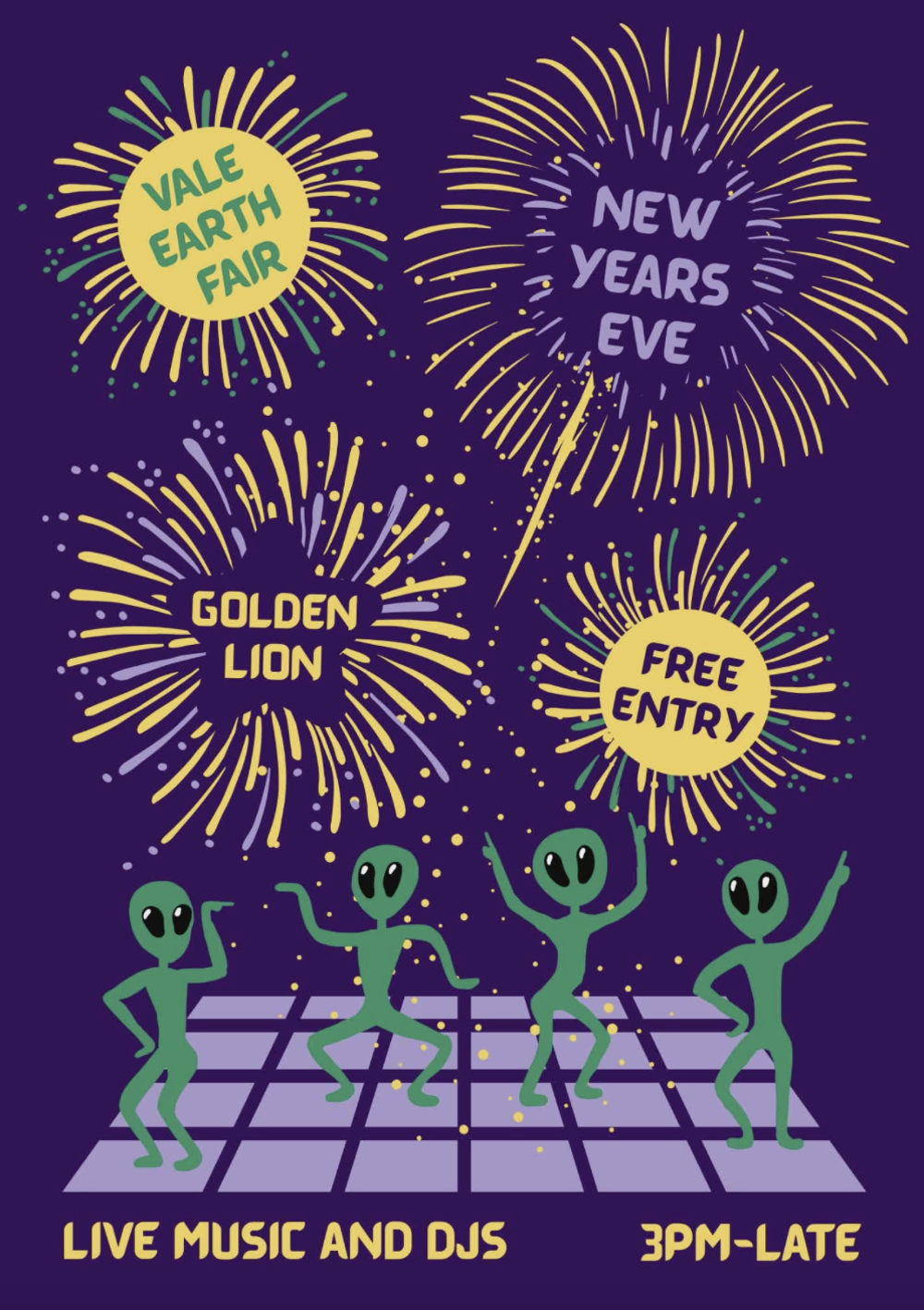Poster for VEF New Year's Eve Party!