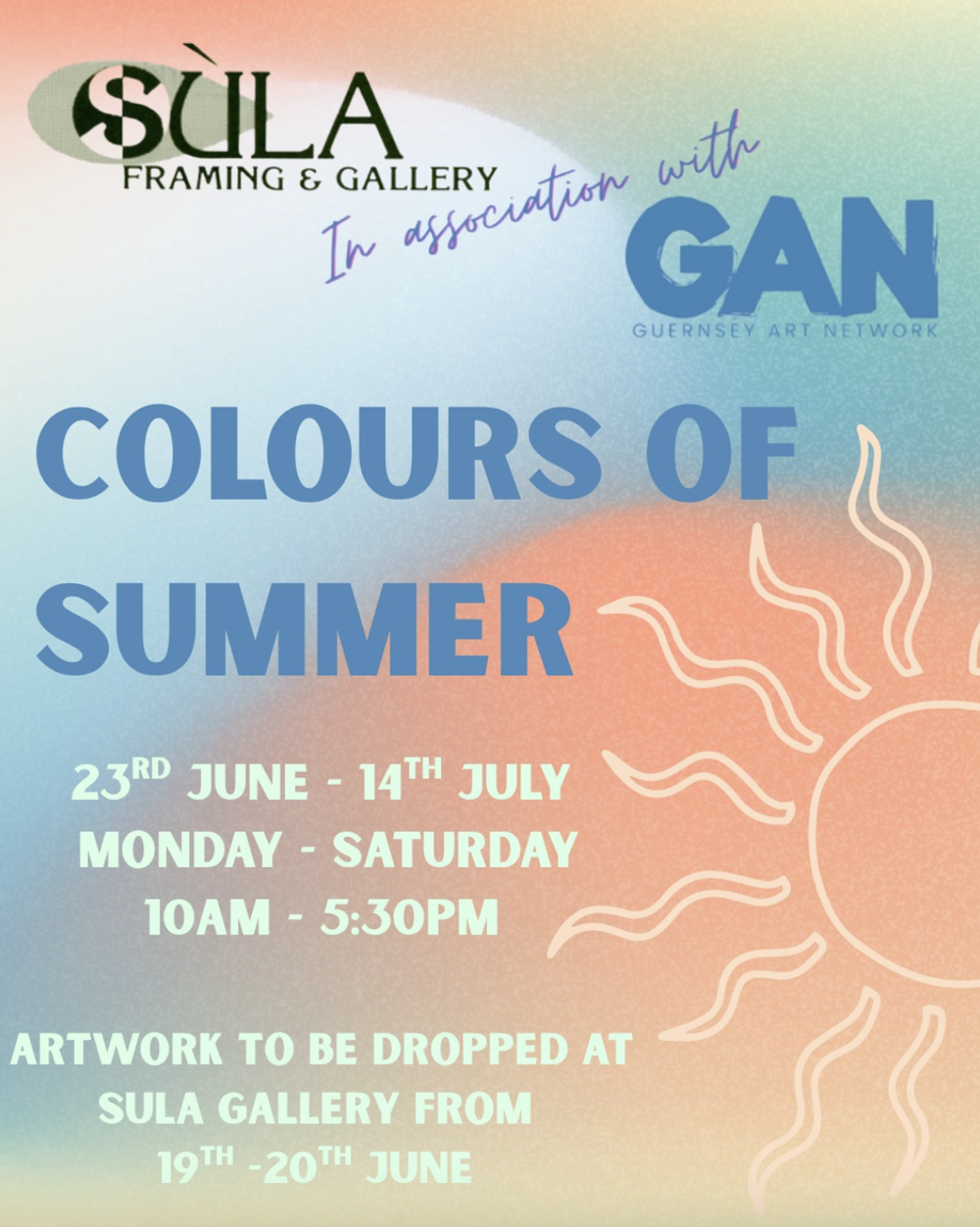 Poster for SUBMISSIONS OPEN: 'Colours of Summer'