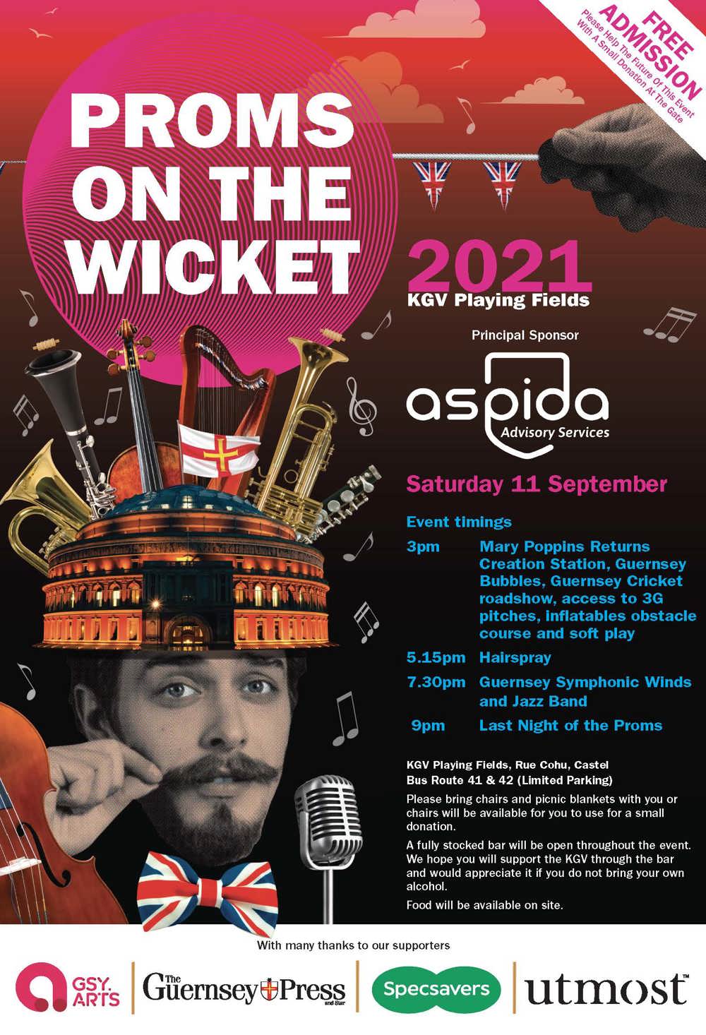 Poster for Proms On The Wicket
