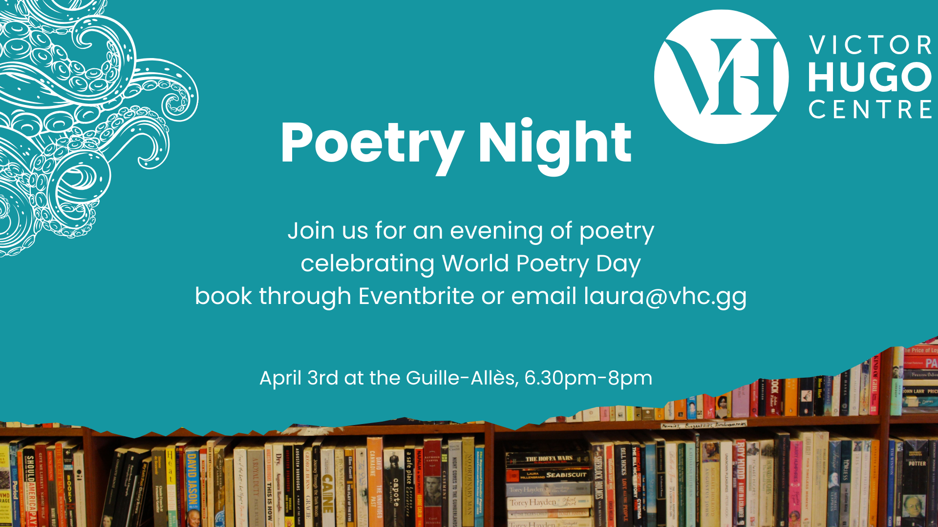 Poetry Evening at The Victor Hugo Centre
