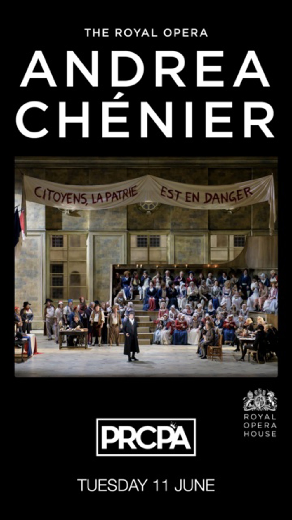 Poster for The Royal Opera Presents - Andrea Chénier