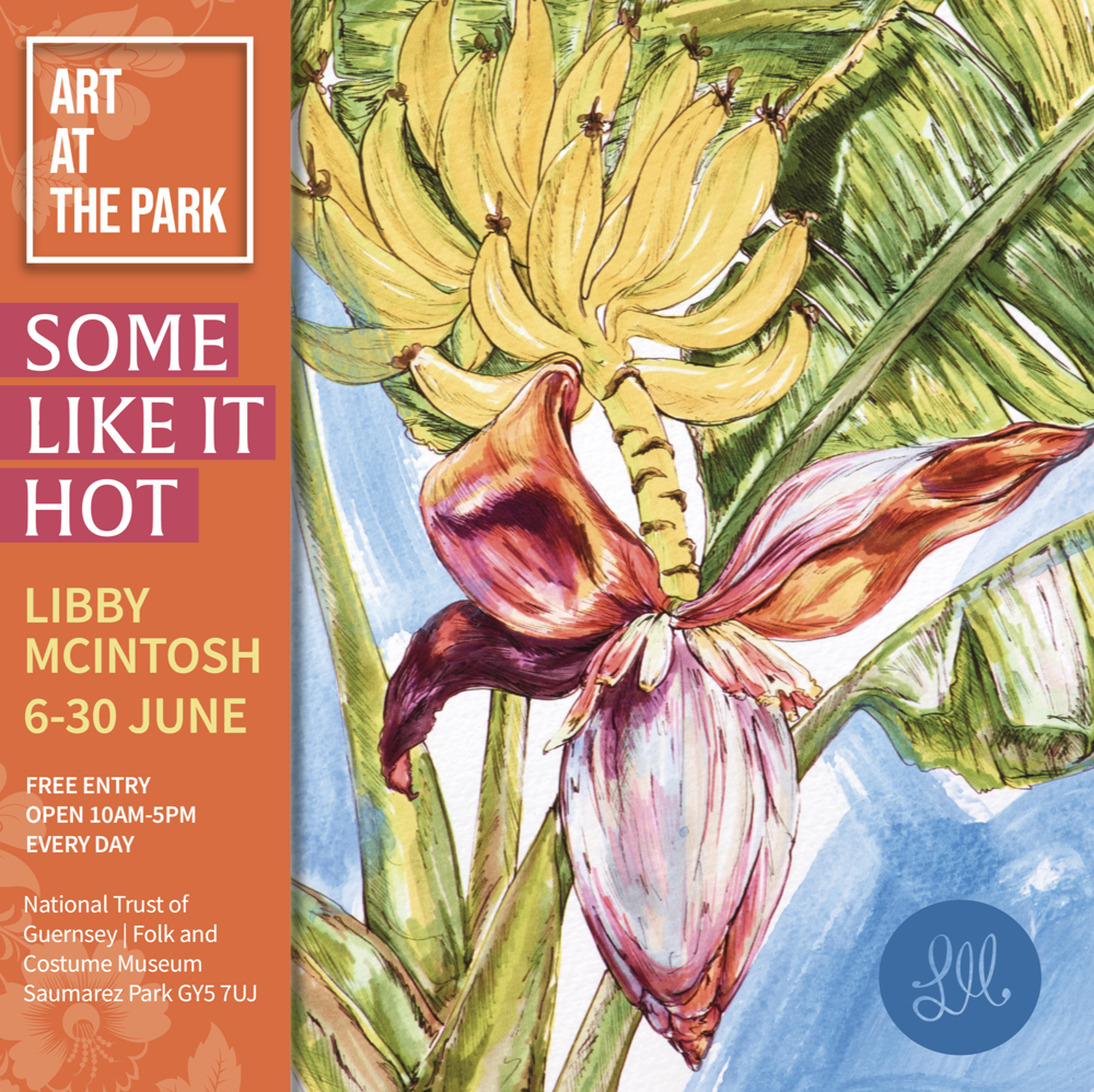 Poster for Art at the Park - 'Some like it Hot' by Libby McIntosh