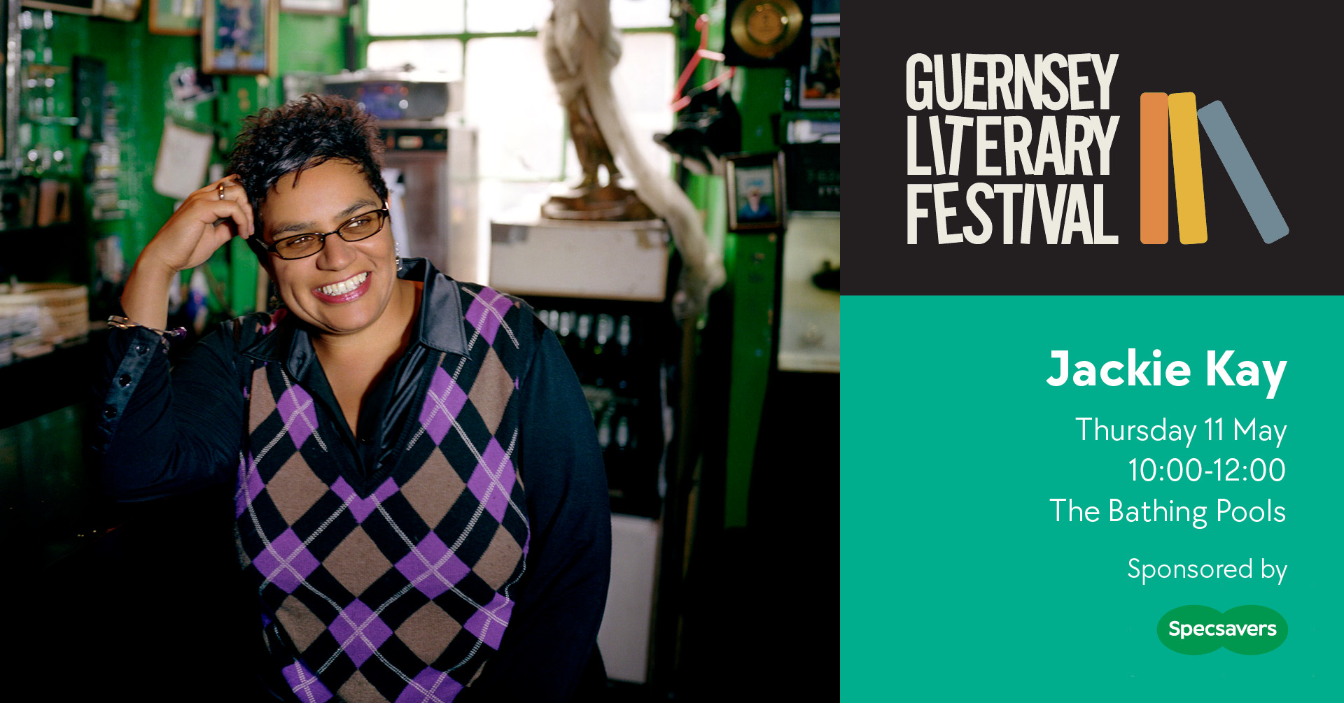 Jackie Kay: Poetry Workshop - The Short Poem - Guernsey Literary Festival