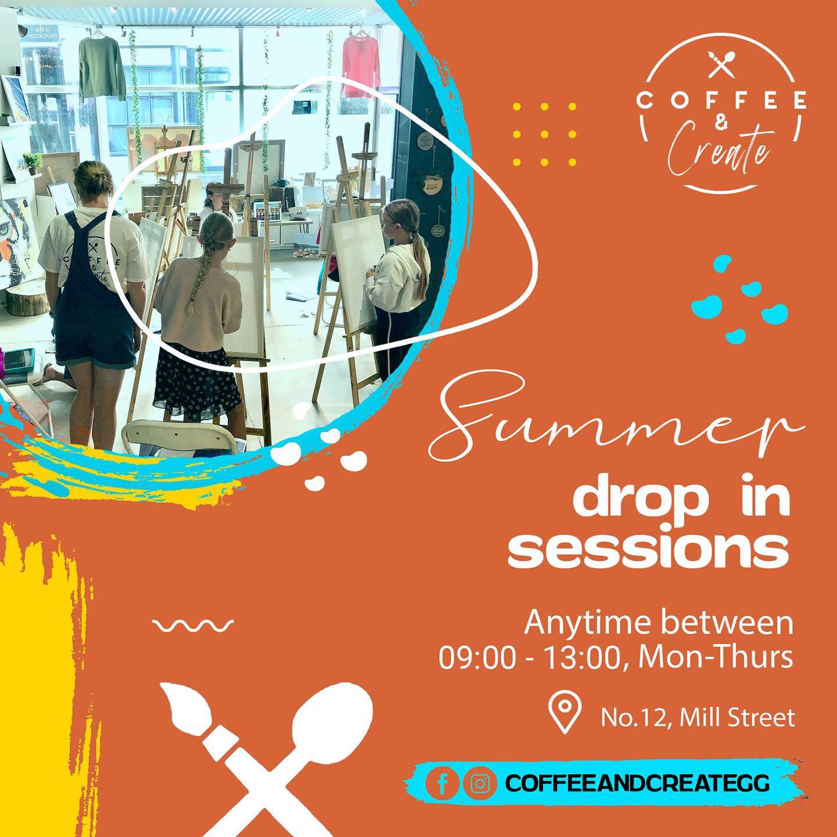 Summer Drop In Sessions with Coffee & Create