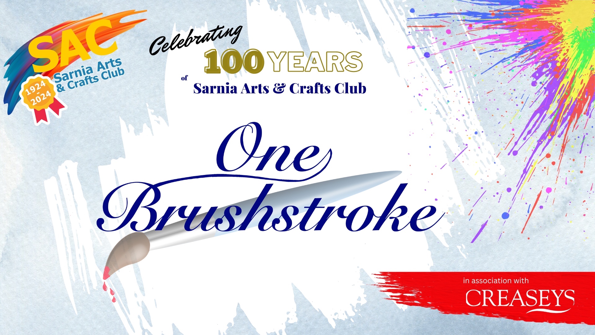 Sarnia Arts & Crafts - One Brushstroke Project
