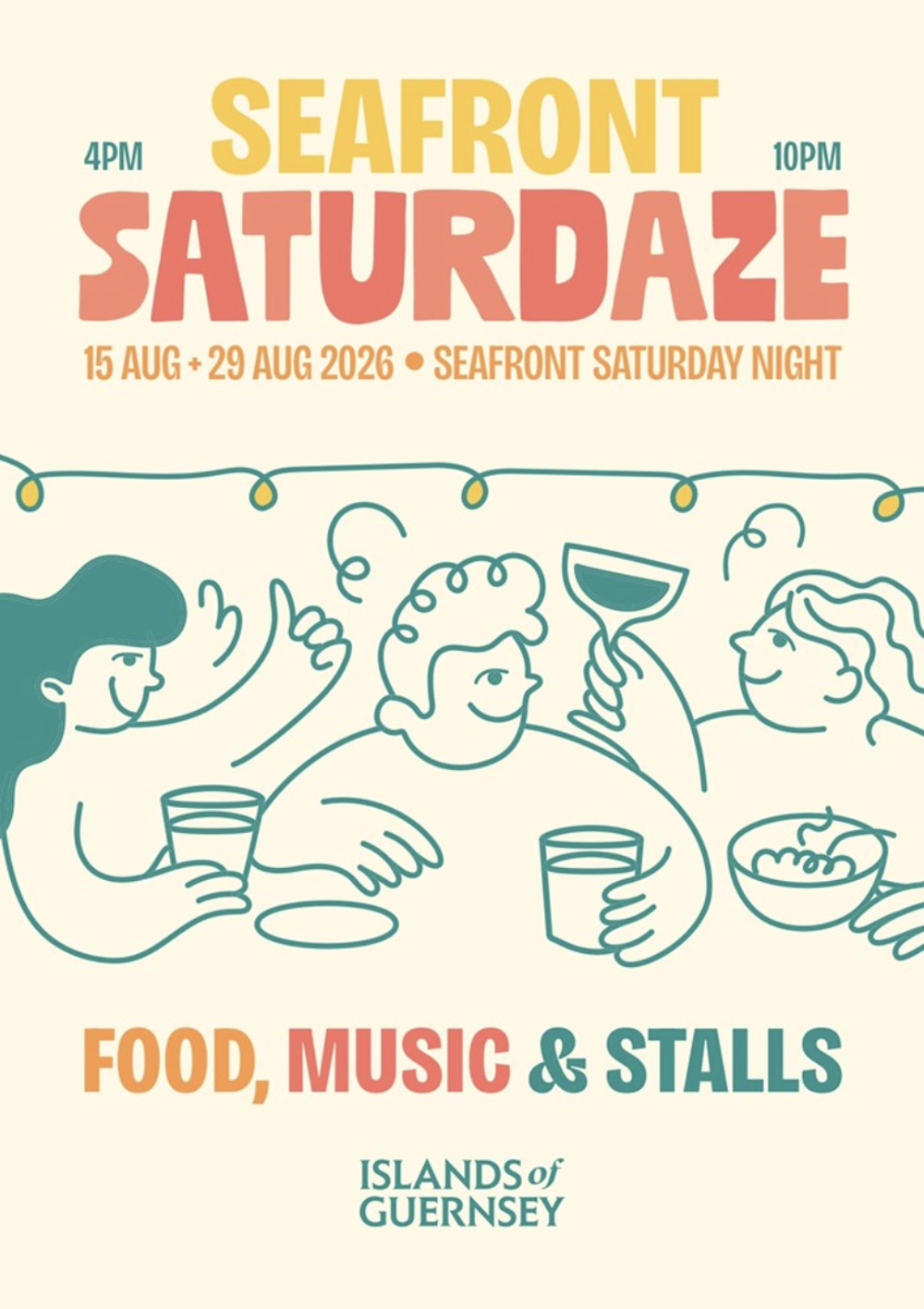 Poster for Seafront Saturdaze