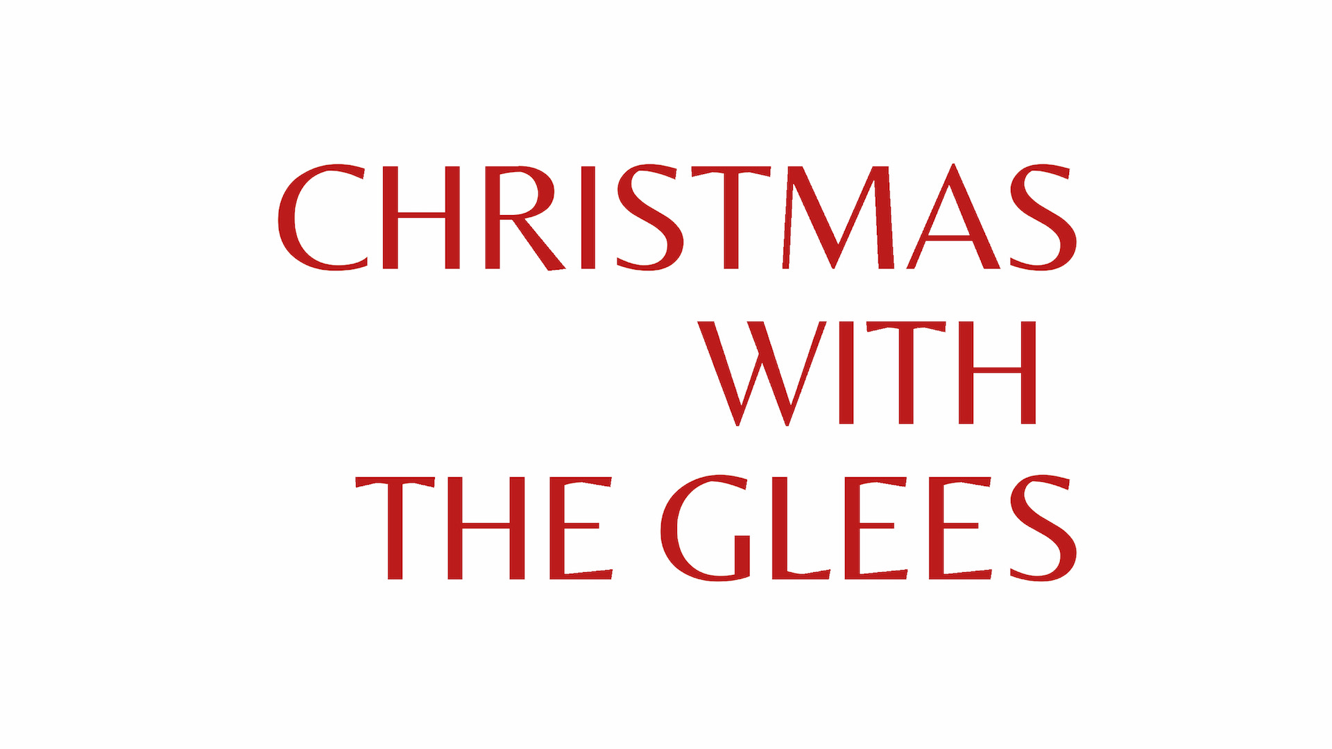 Glee Singers 2023 Christmas Concert