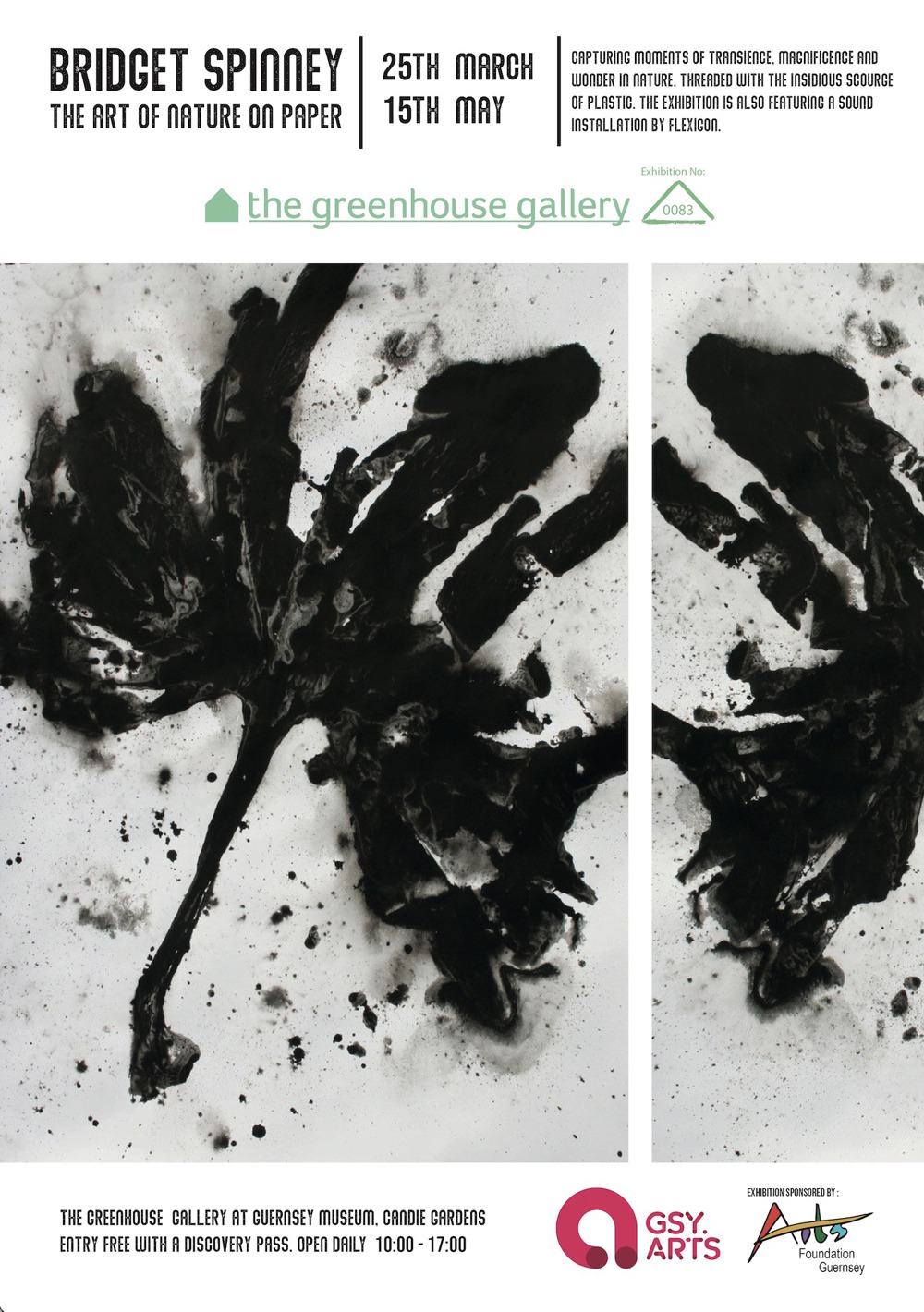 Poster for The Art of Nature on Paper by Bridget Spinney
