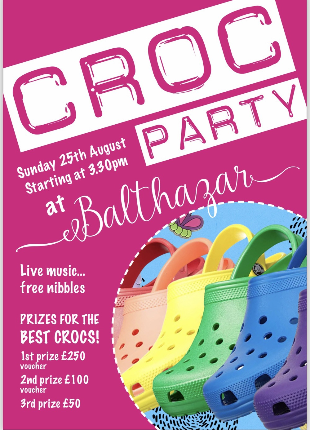 Poster for Croc Party 2024