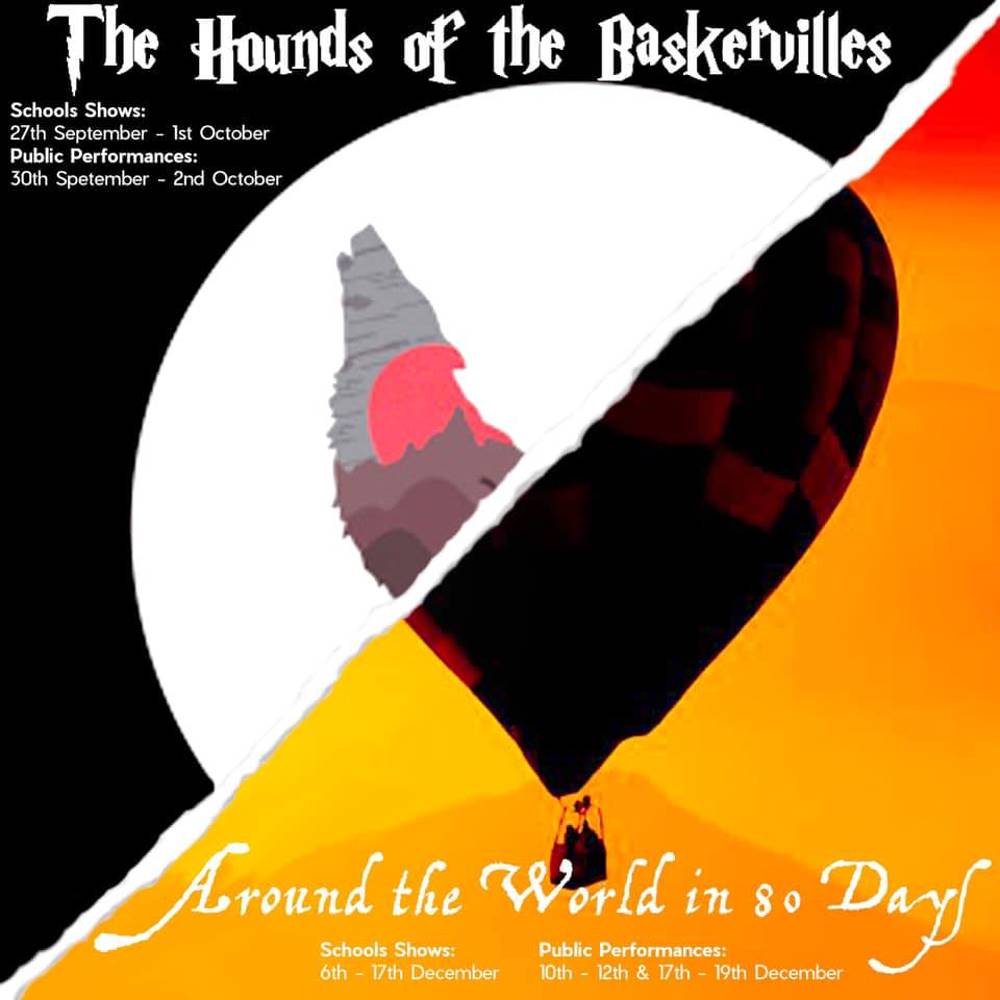 Poster for Tin Whistle Productions presents The Hounds of the Baskervilles