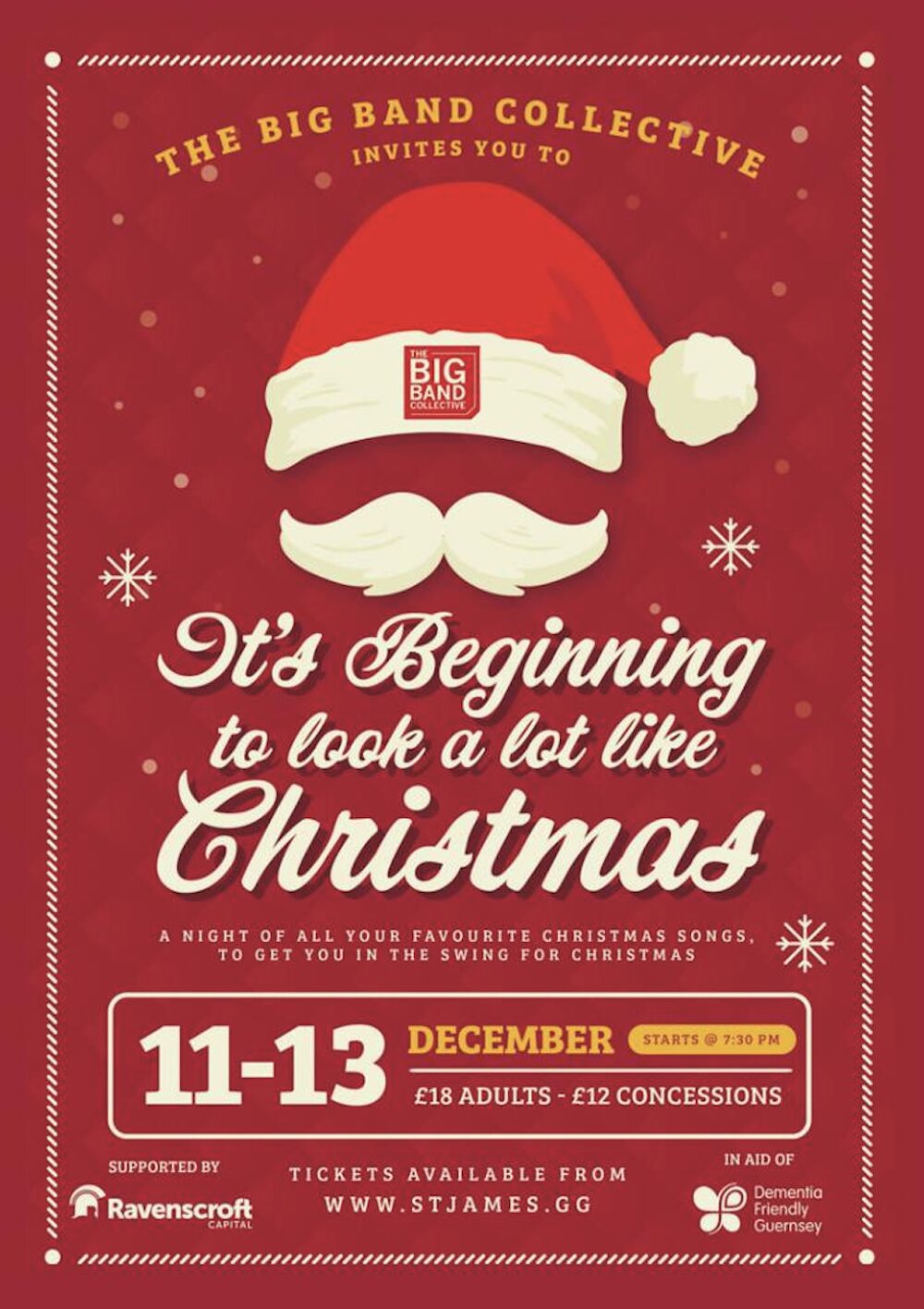 Poster for Big Band at Christmas