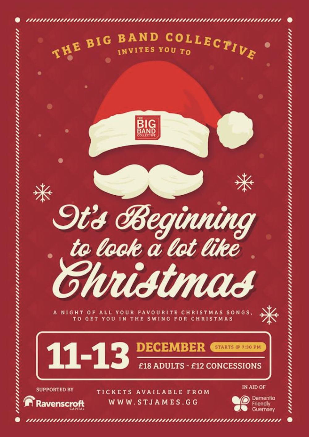 Poster for Big Band at Christmas