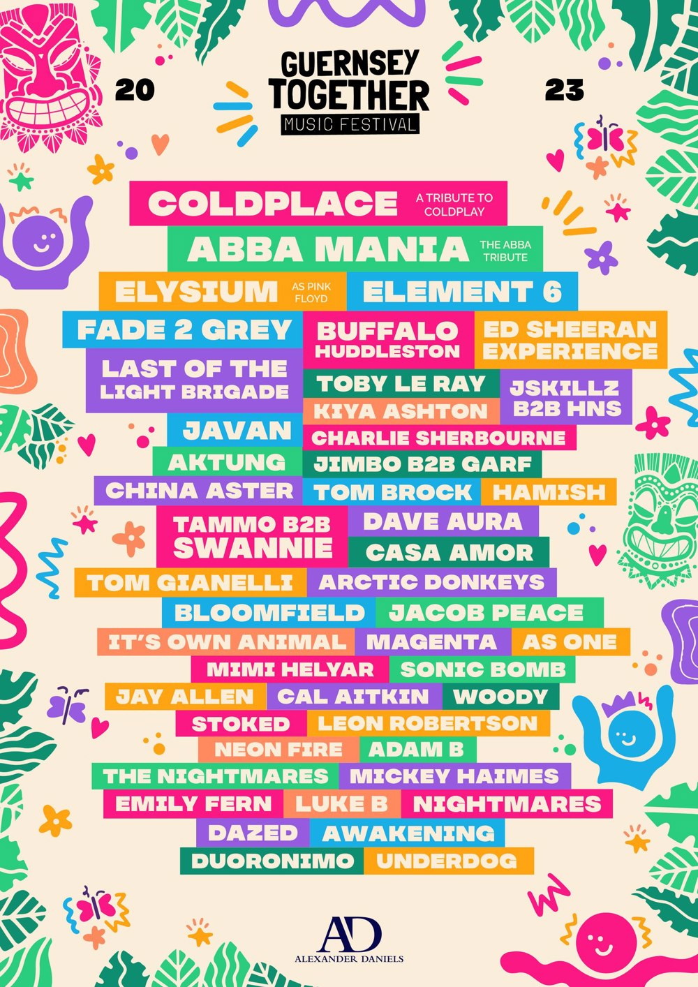 Poster for Guernsey Together Festival 2023
