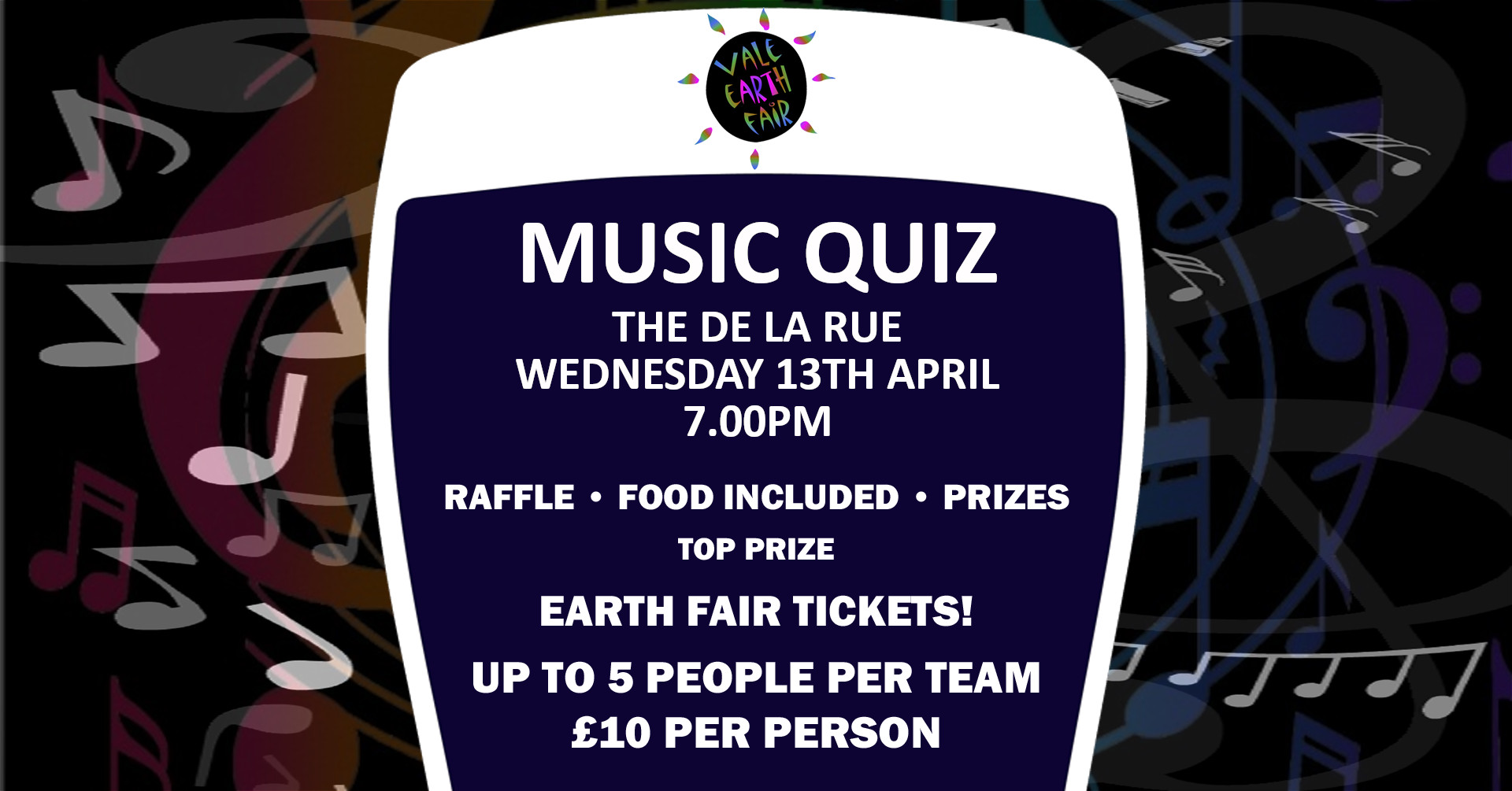 The Vale Earth Fair Music Quiz
