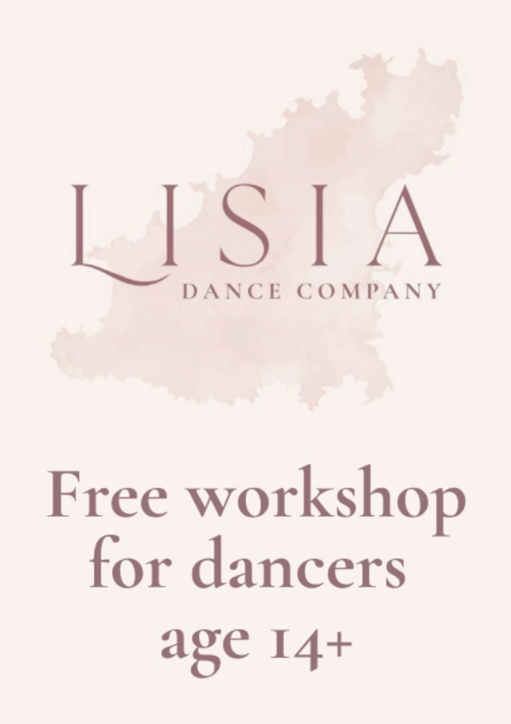 Lisia Dance Company: Workshop for Dancers