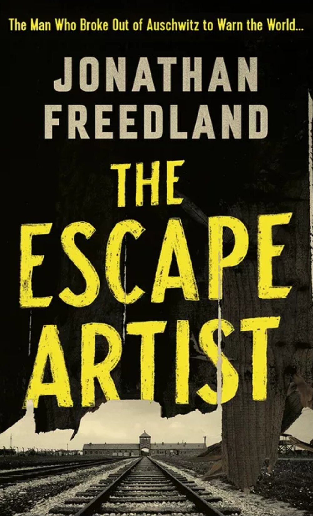 Poster for GLF presents The Escape Artist by Jonathan Freedland