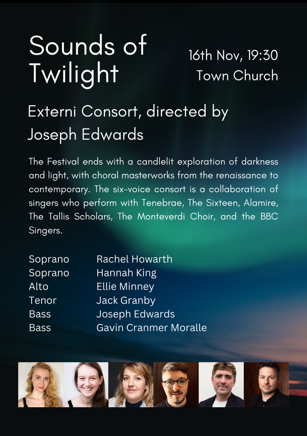 Poster for Sounds of Twilight - Externi Consort