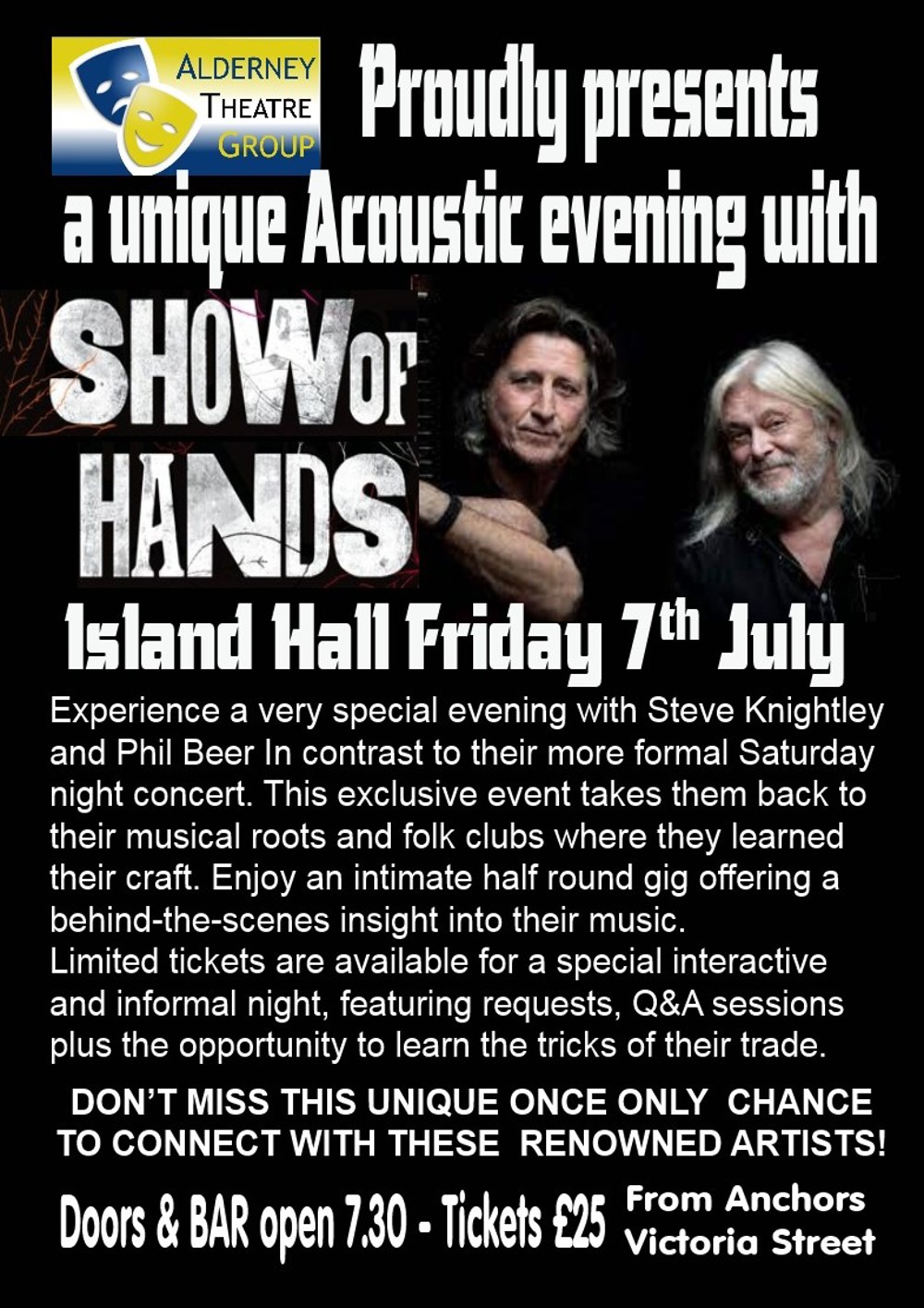 Poster for An acoustic evening with Show of Hands